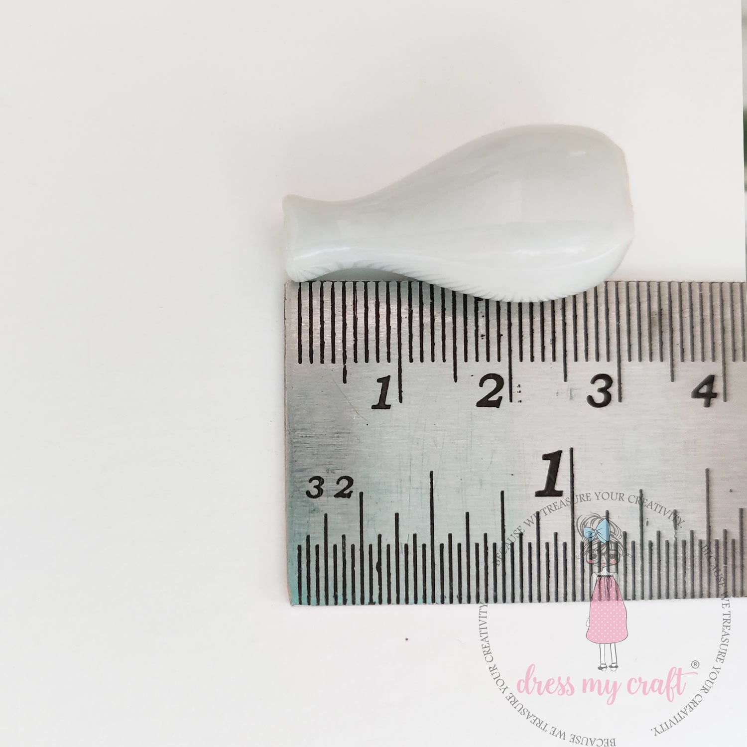 Miniature Square Vase - White