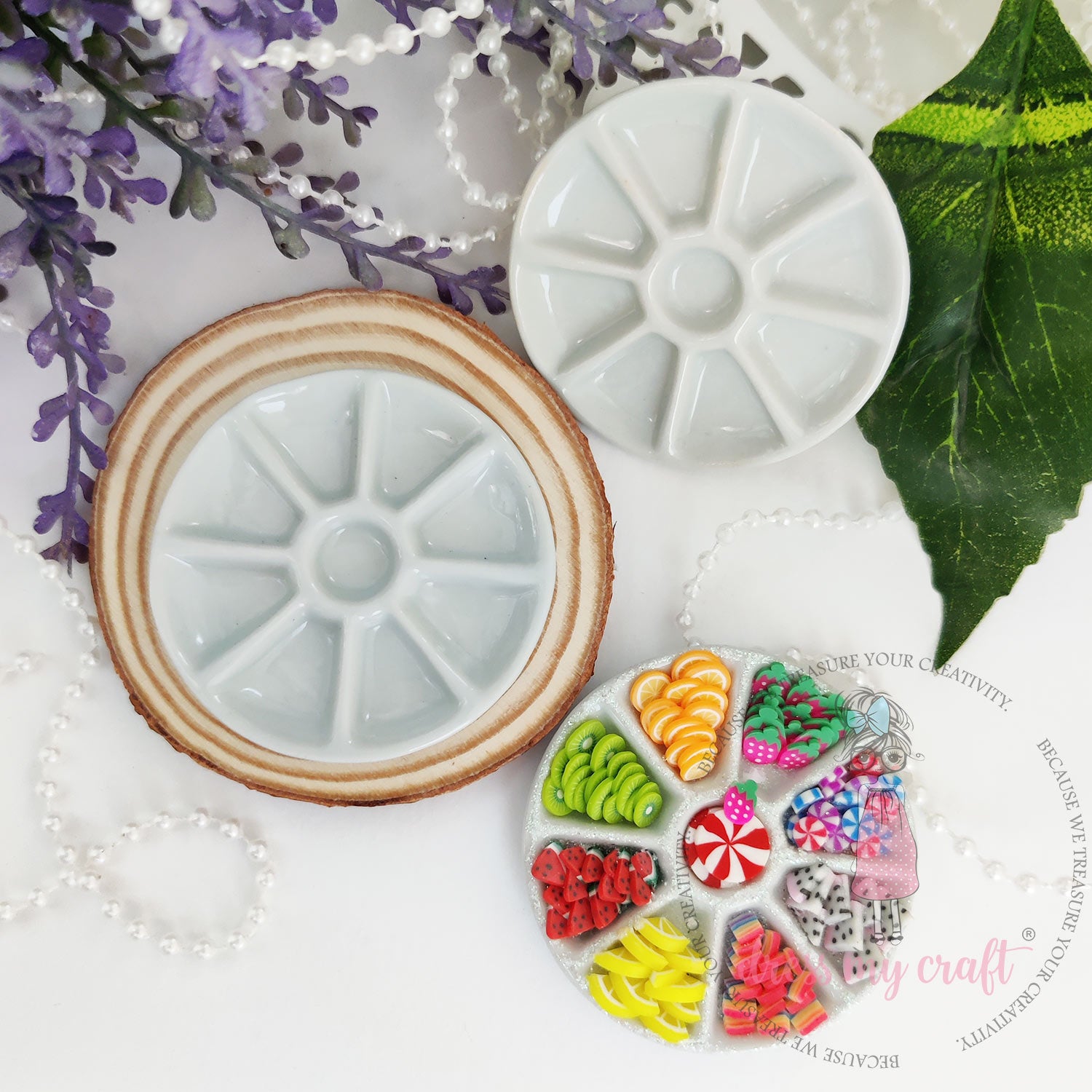 Miniature Sectioned Plate Round