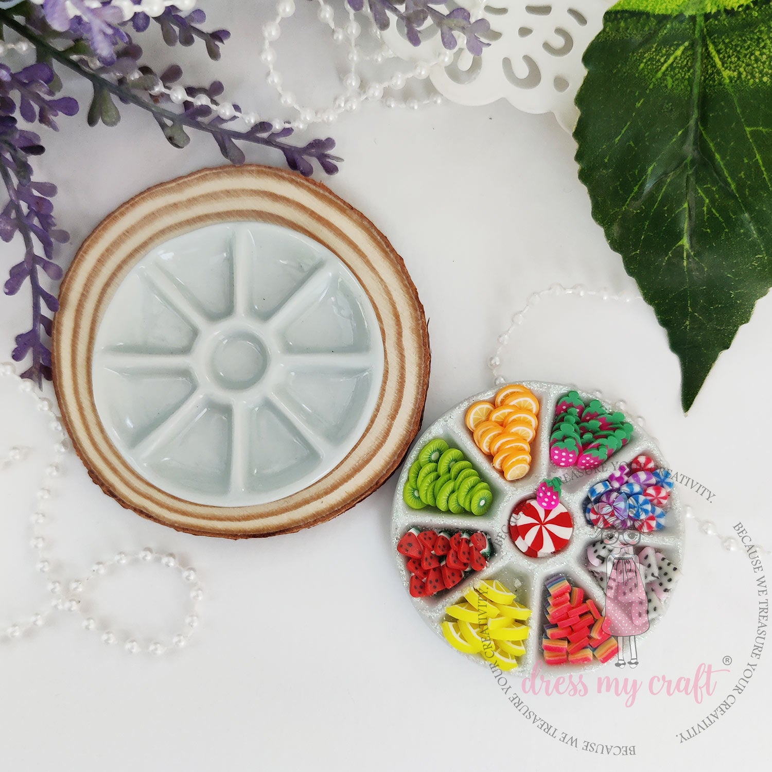 Miniature Sectioned Plate Round