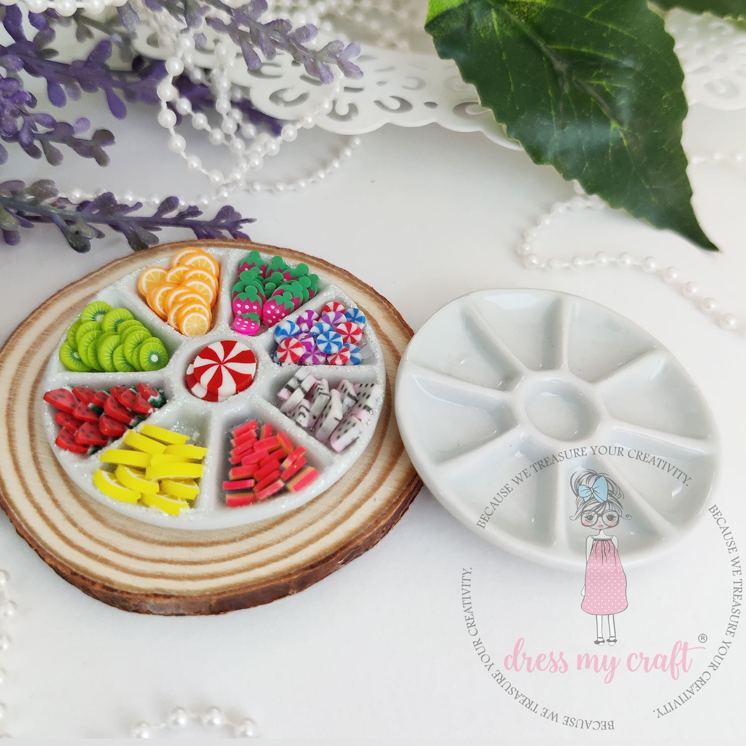 Miniature Sectioned Plate Round