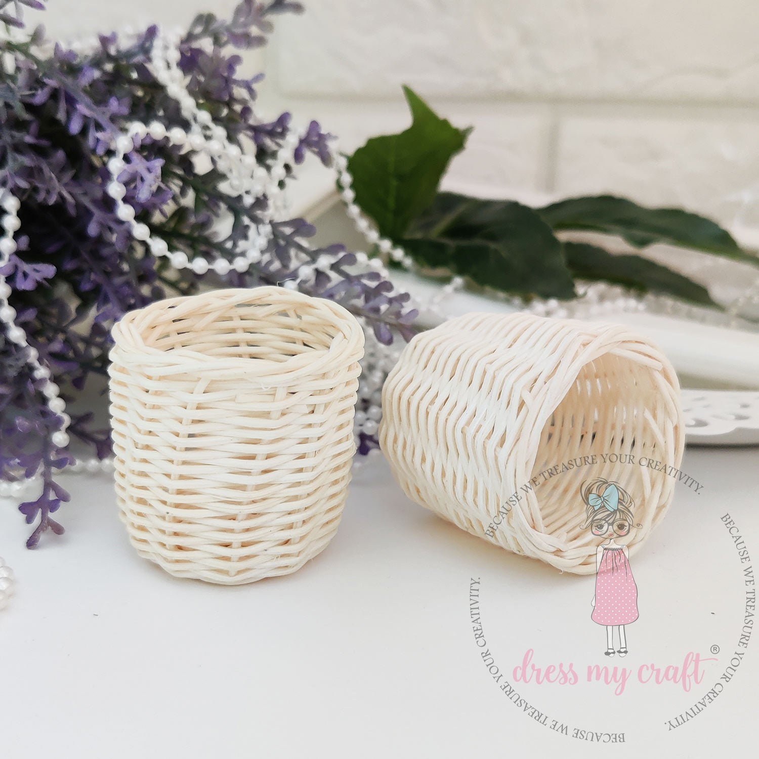 Miniature Storage Wicker Basket - BIG