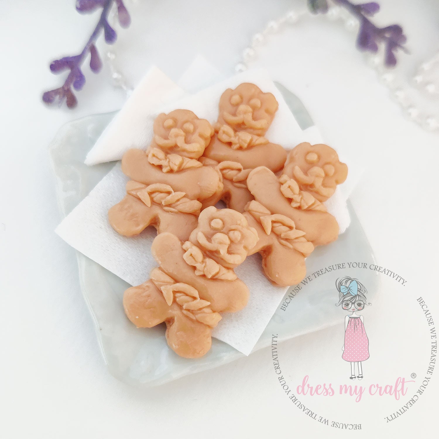 Miniature Santa Cookies