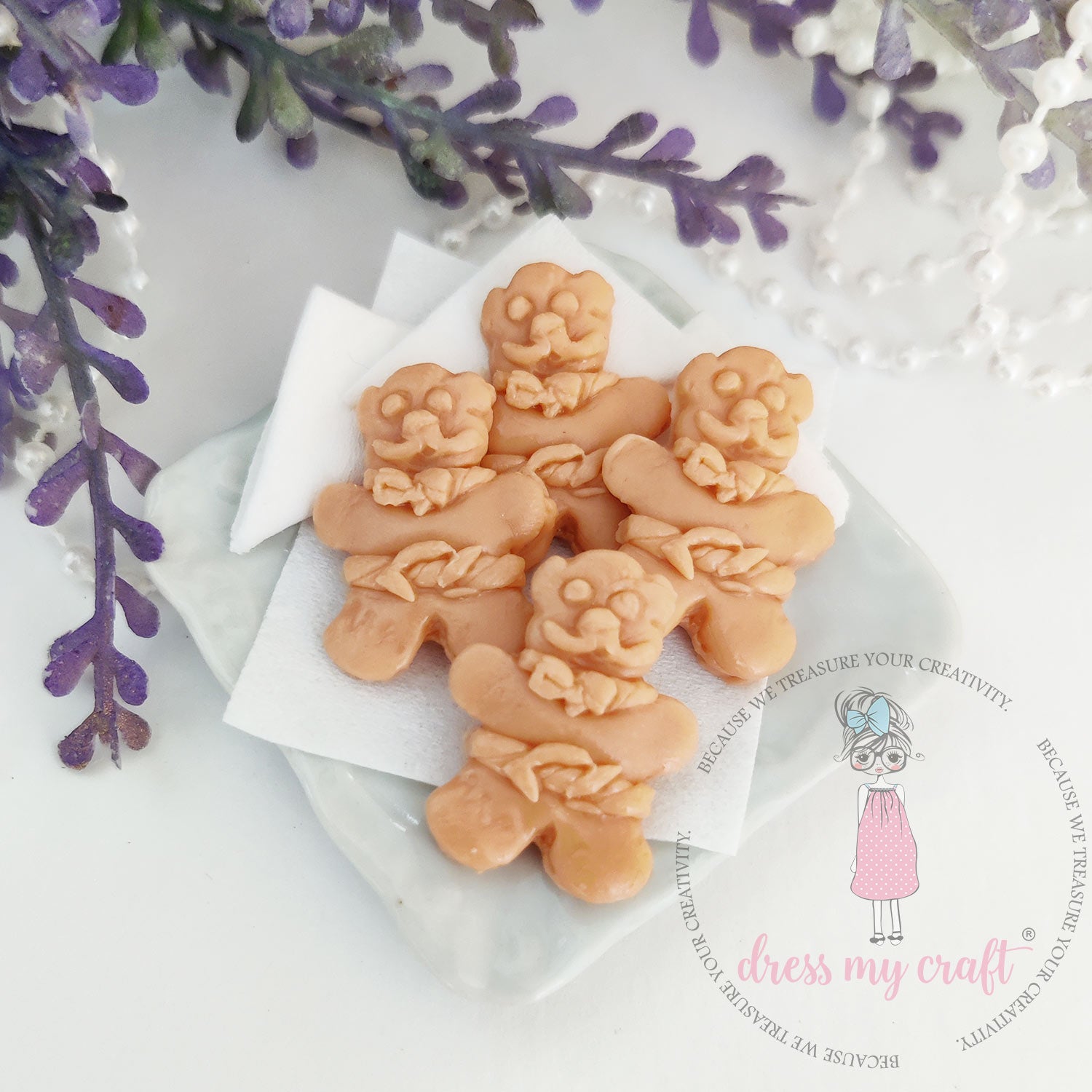 Miniature Santa Cookies