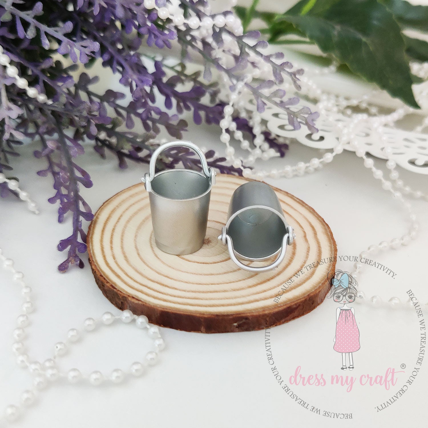 Miniature Silver Bucket