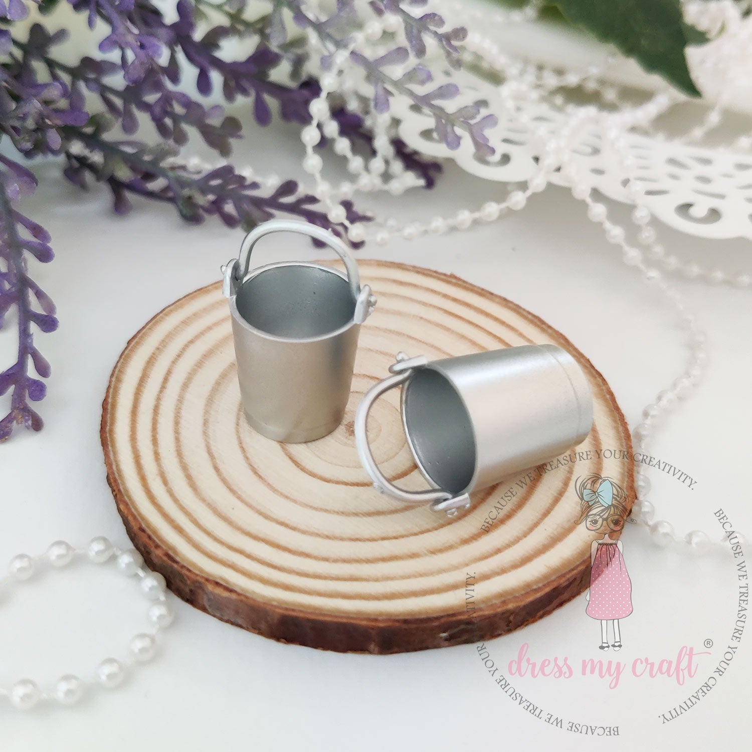 Miniature Silver Bucket