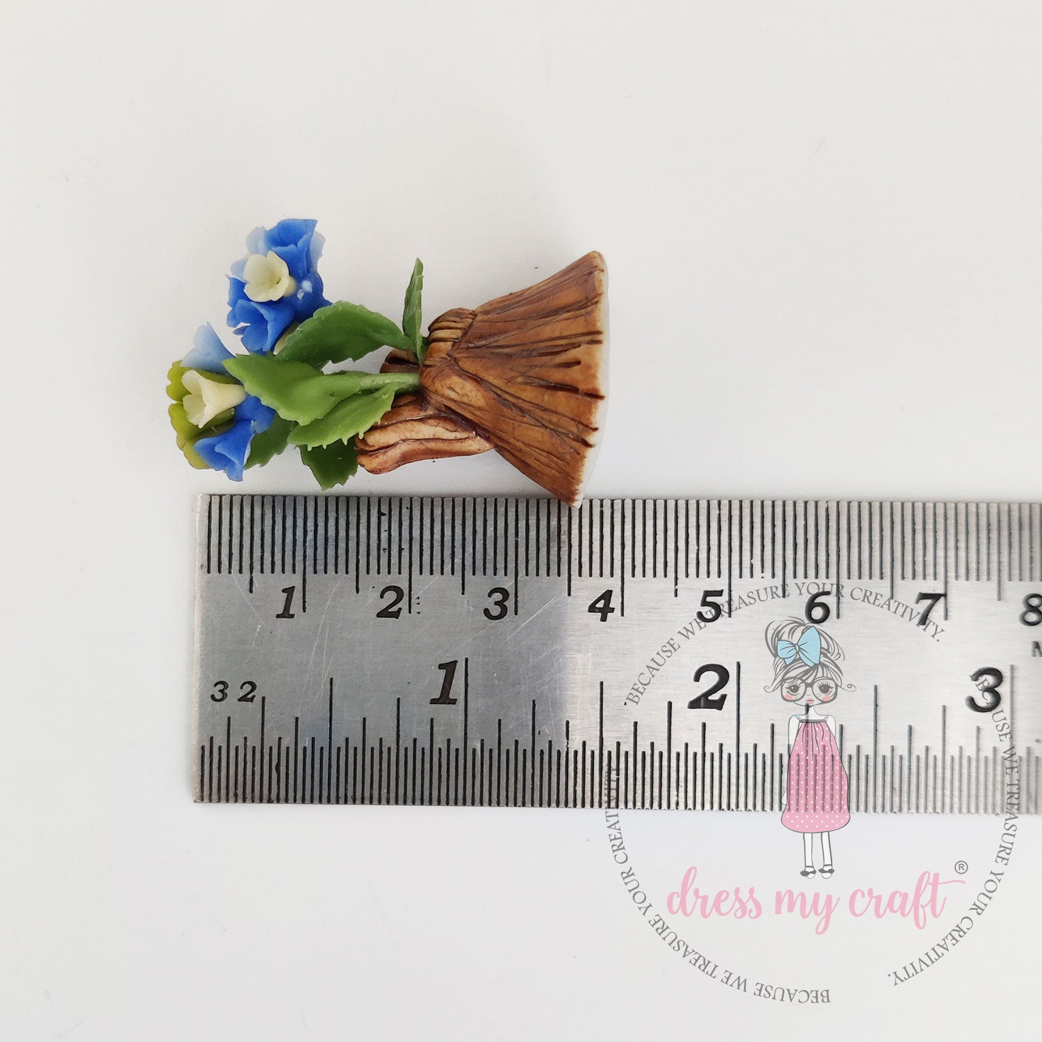 Miniature Hydrenga Bunch - Blue With Pot & Box