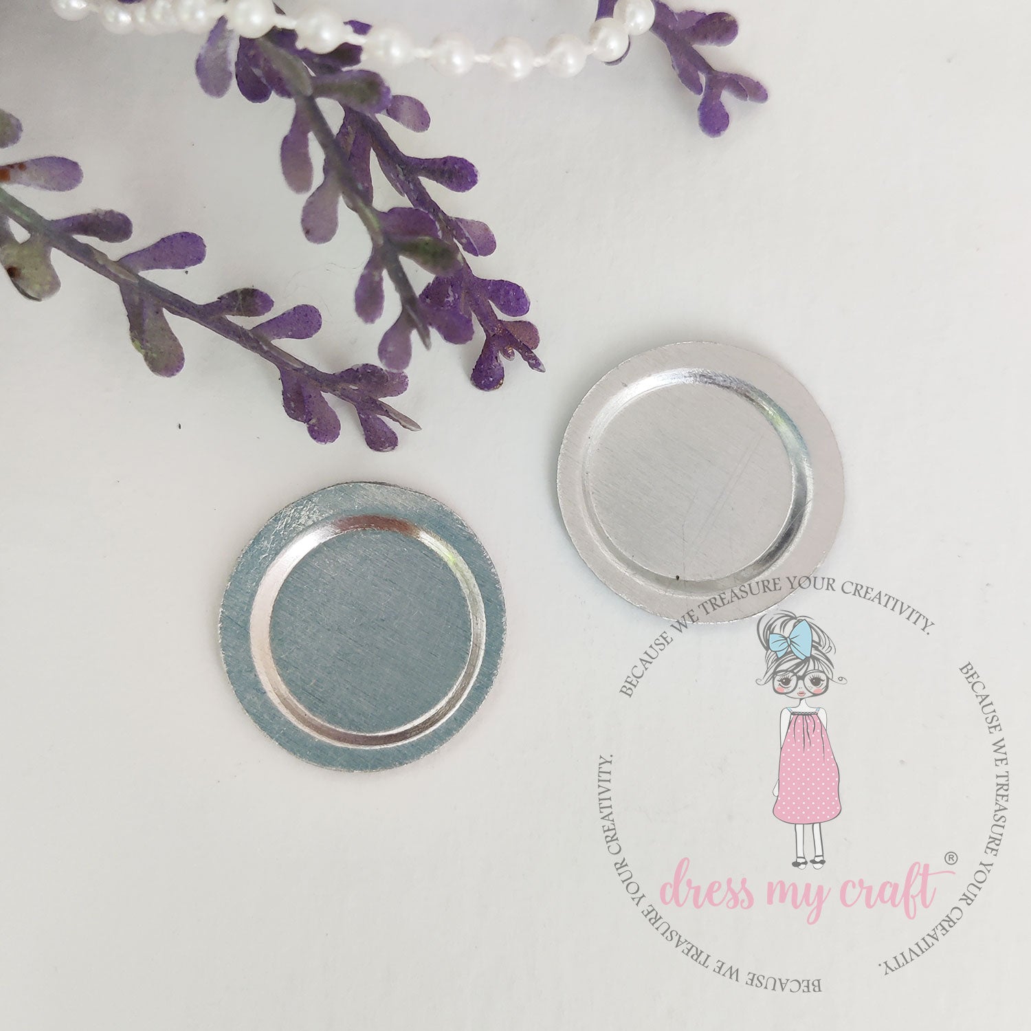Miniature Metal Plate Round Mini