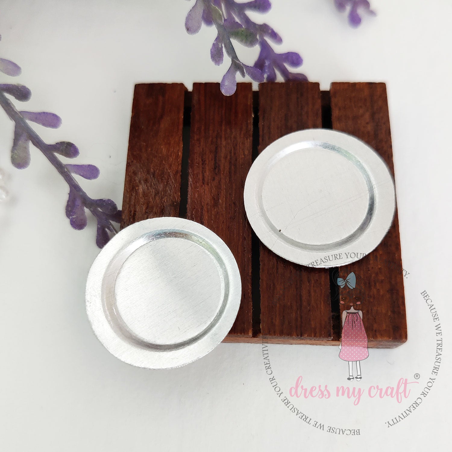 Miniature Metal Plate Round Mini