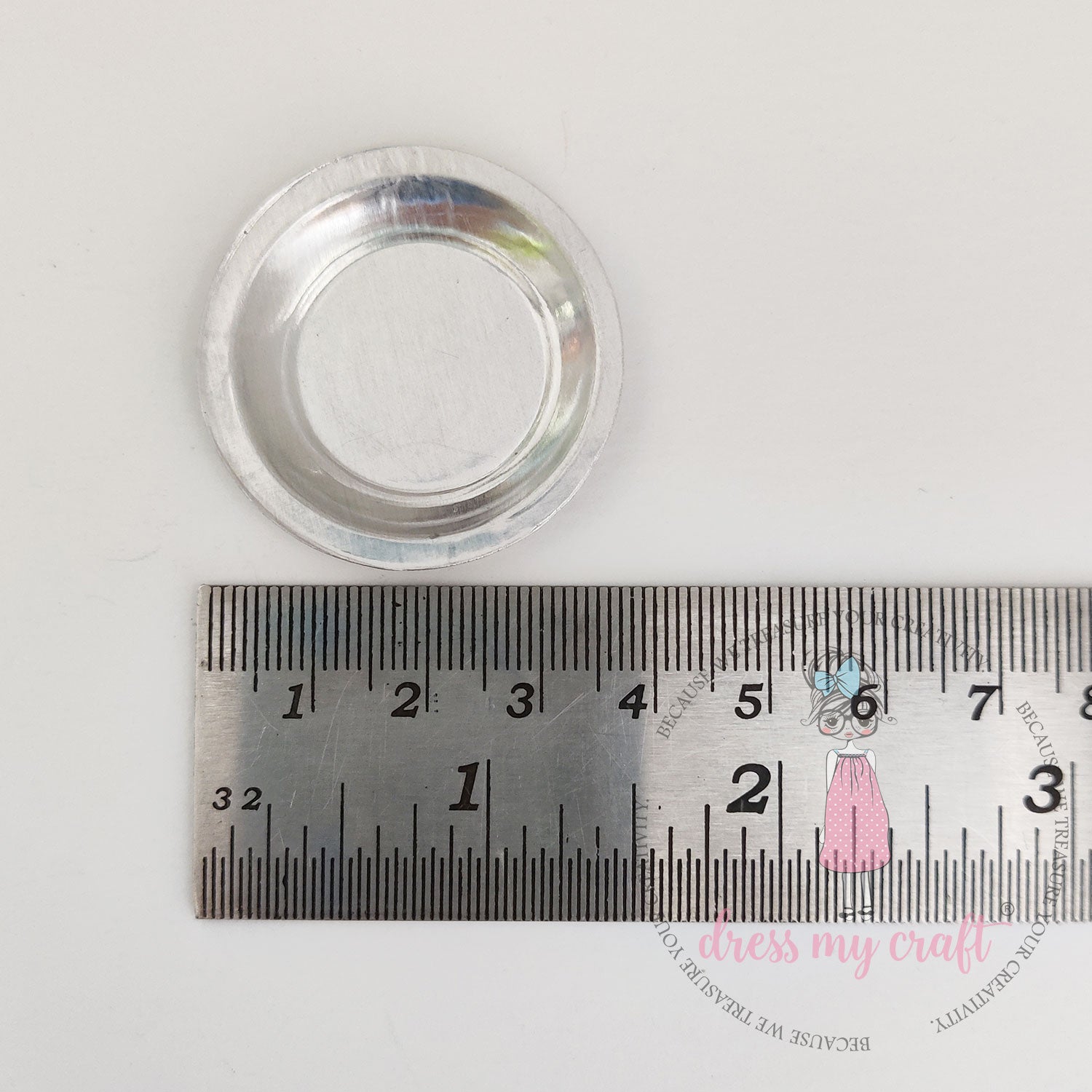 Miniature Metal Round Plate (Big)