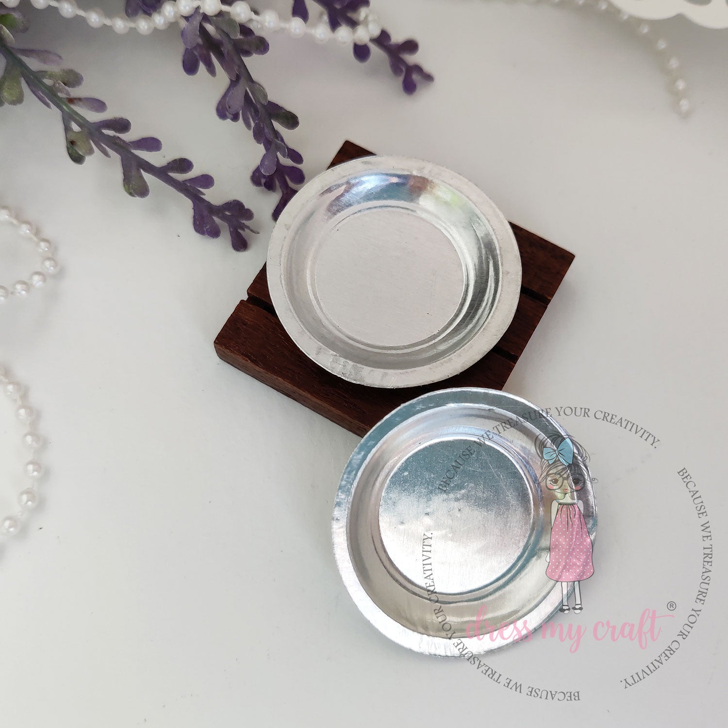 Miniature Metal Round Plate (Big)