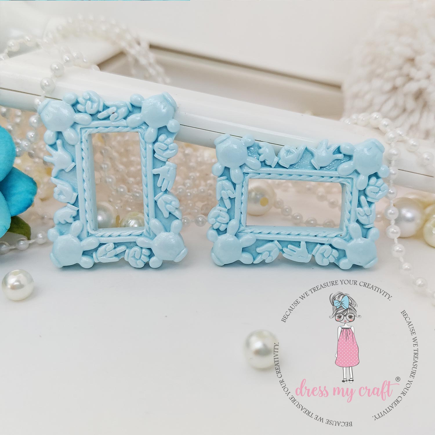 Miniature Mickey Frame - Blue Mini