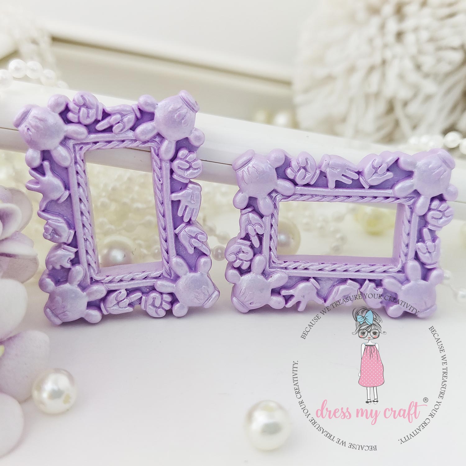 Miniature Mickey Frame - Mauve Mini