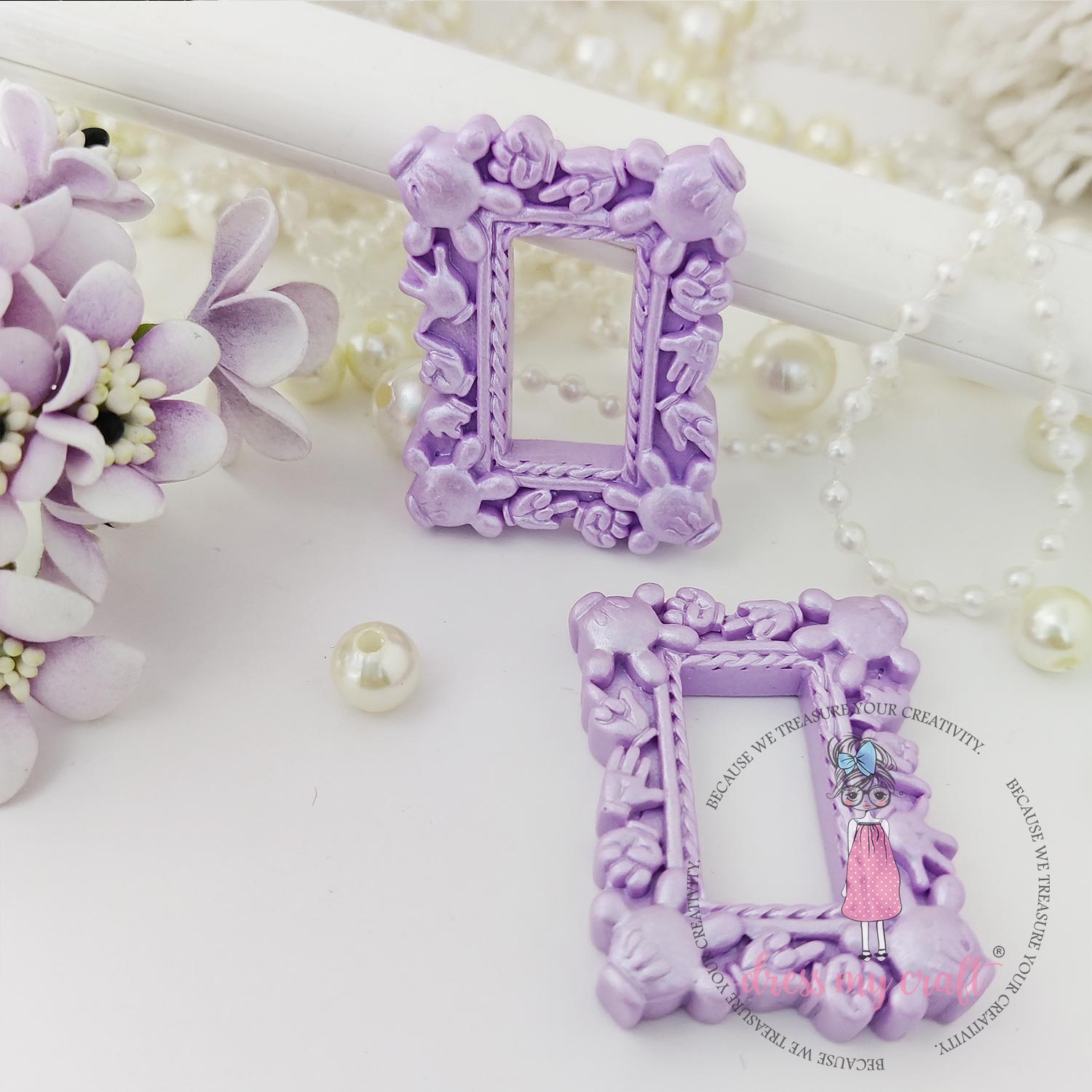 Miniature Mickey Frame - Mauve Mini
