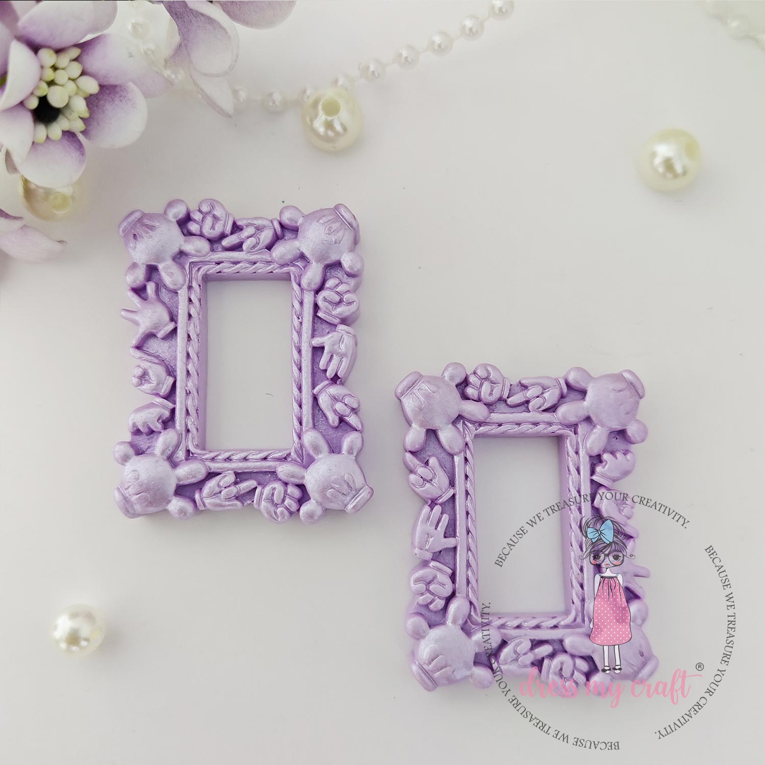 Miniature Mickey Frame - Mauve Mini