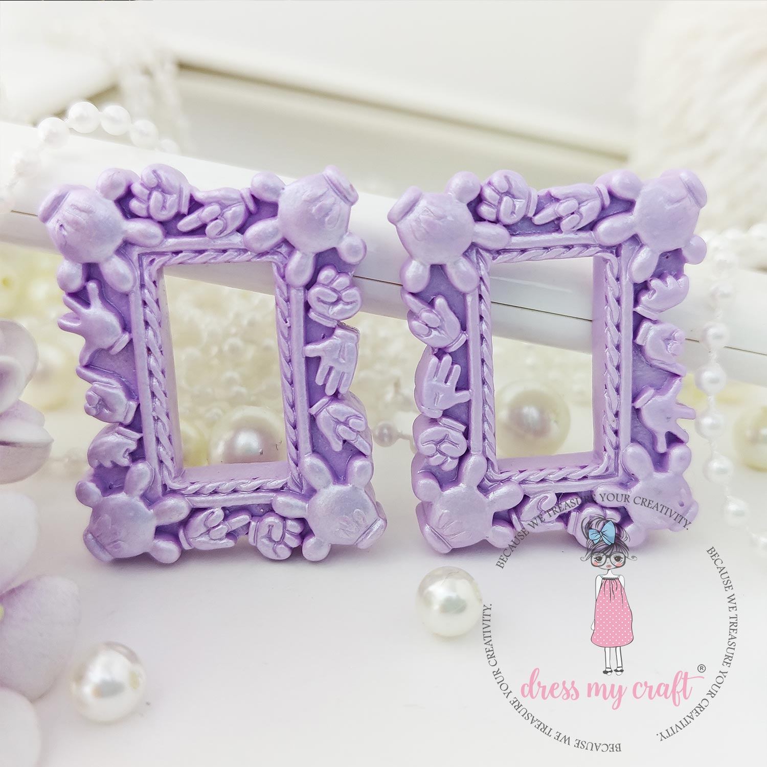 Miniature Mickey Frame - Mauve Mini