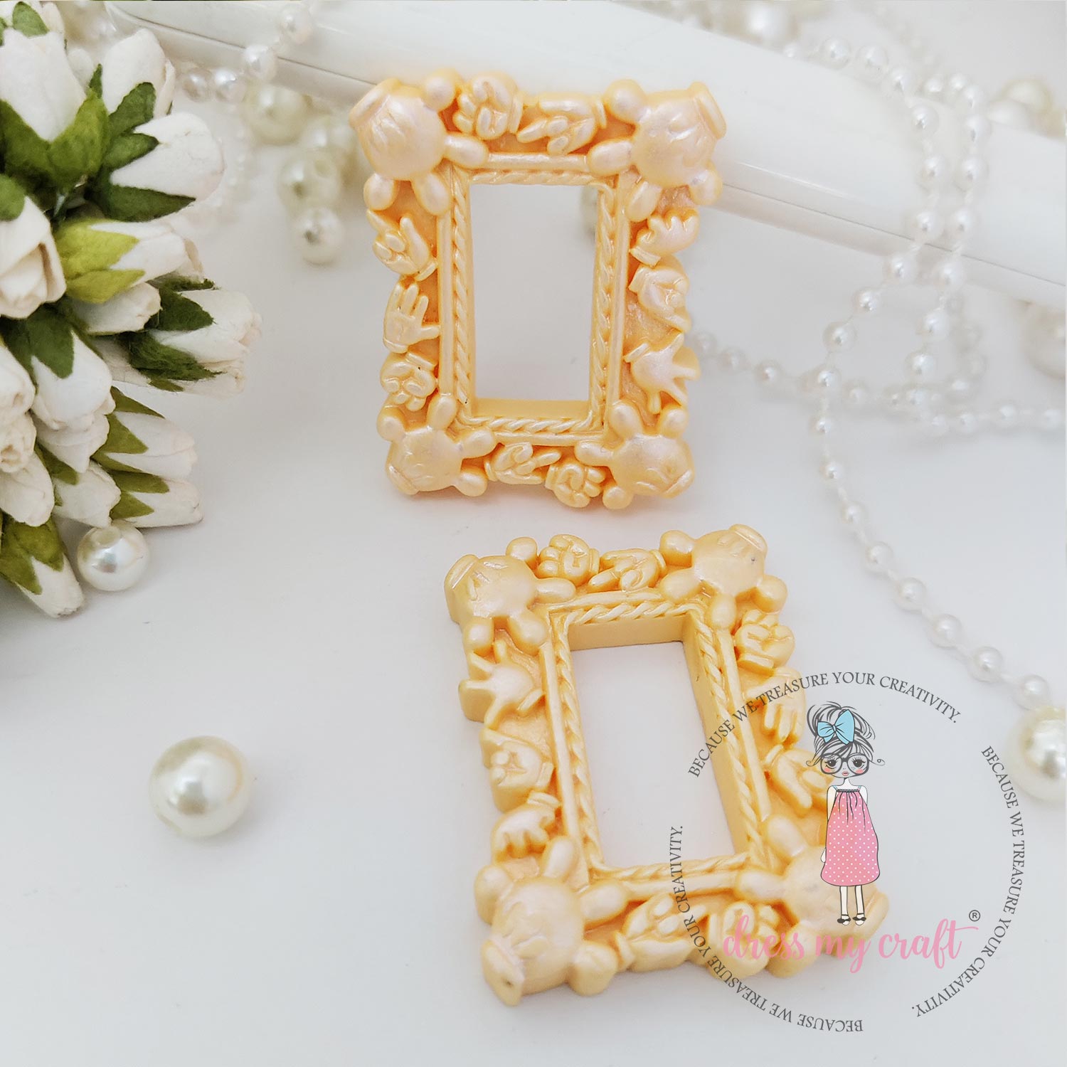 Miniature Mickey Frame - Peach Mini