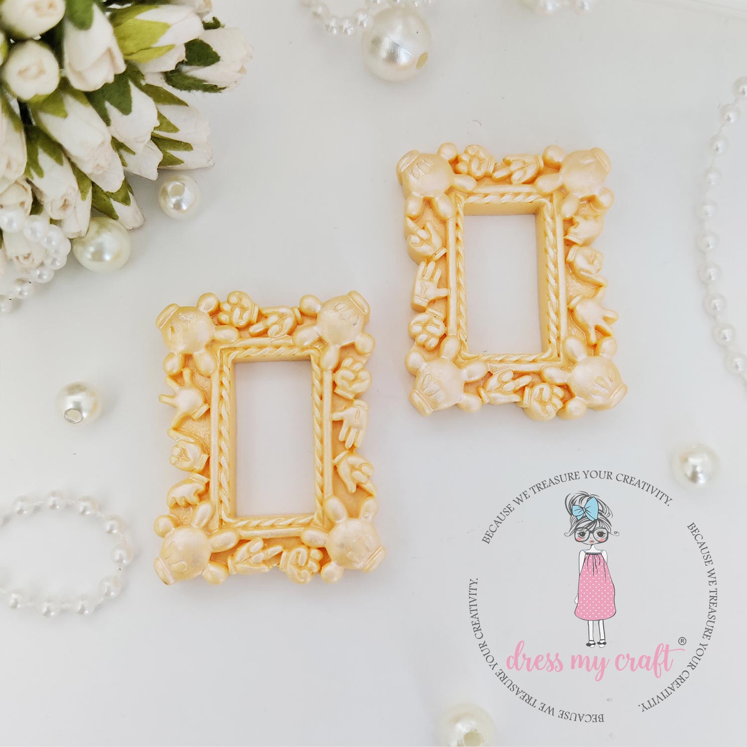 Miniature Mickey Frame - Peach Mini