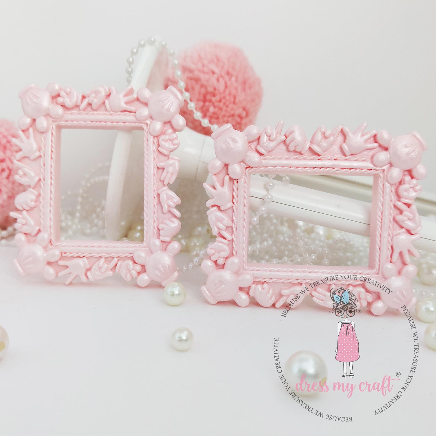 Miniature Mickey Frame - Pink