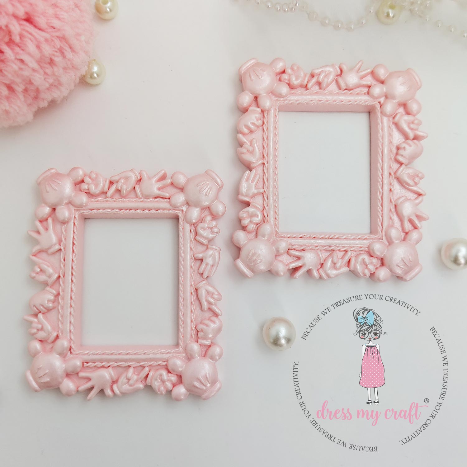 Miniature Mickey Frame - Pink