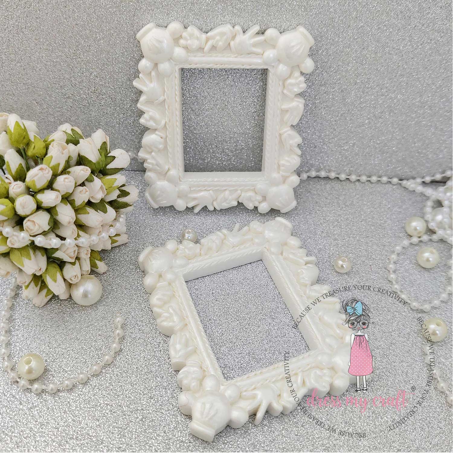 Miniature Mickey Frame - White