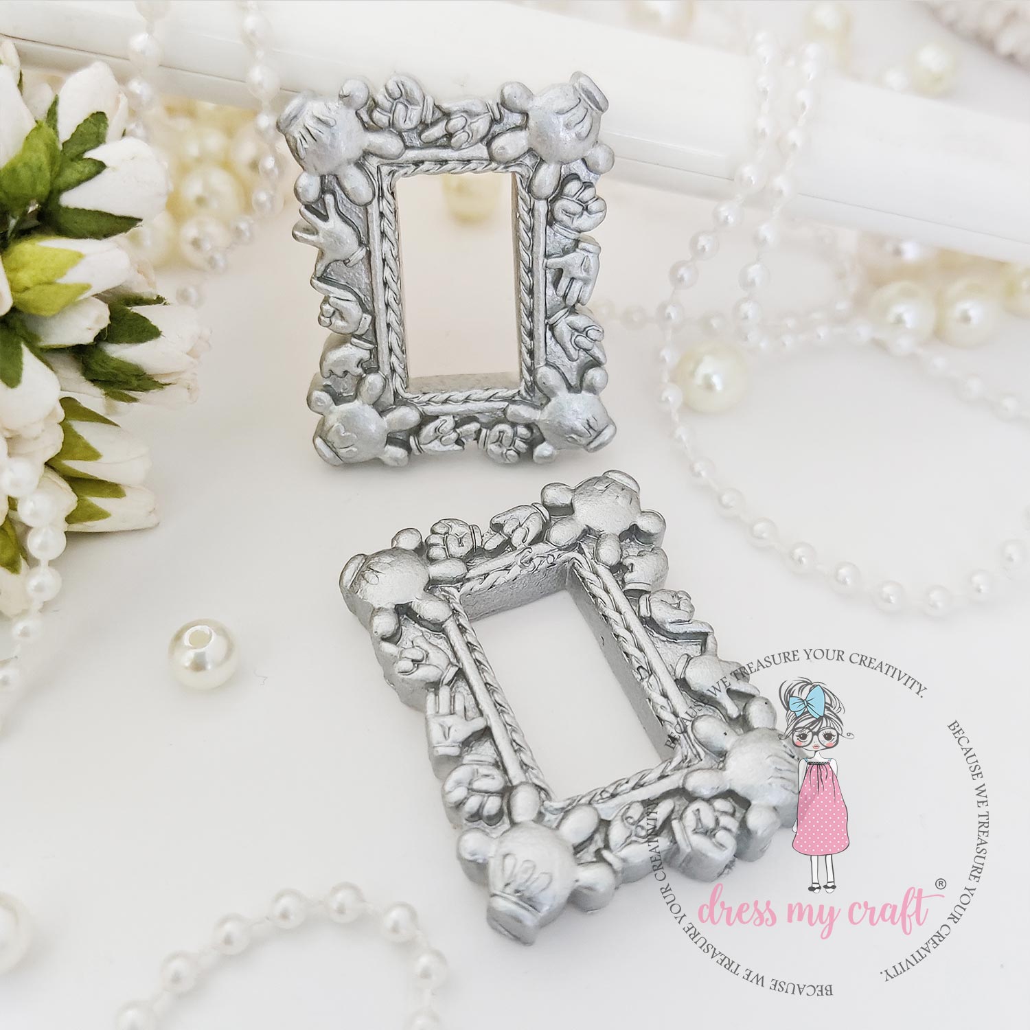 Miniature Mickey Frame - Silver Mini
