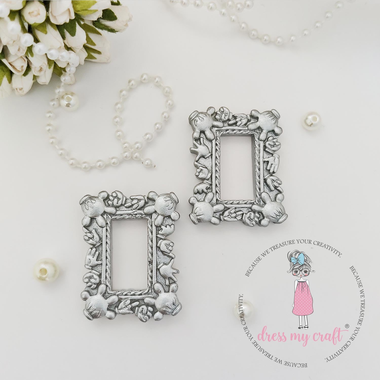 Miniature Mickey Frame - Silver Mini