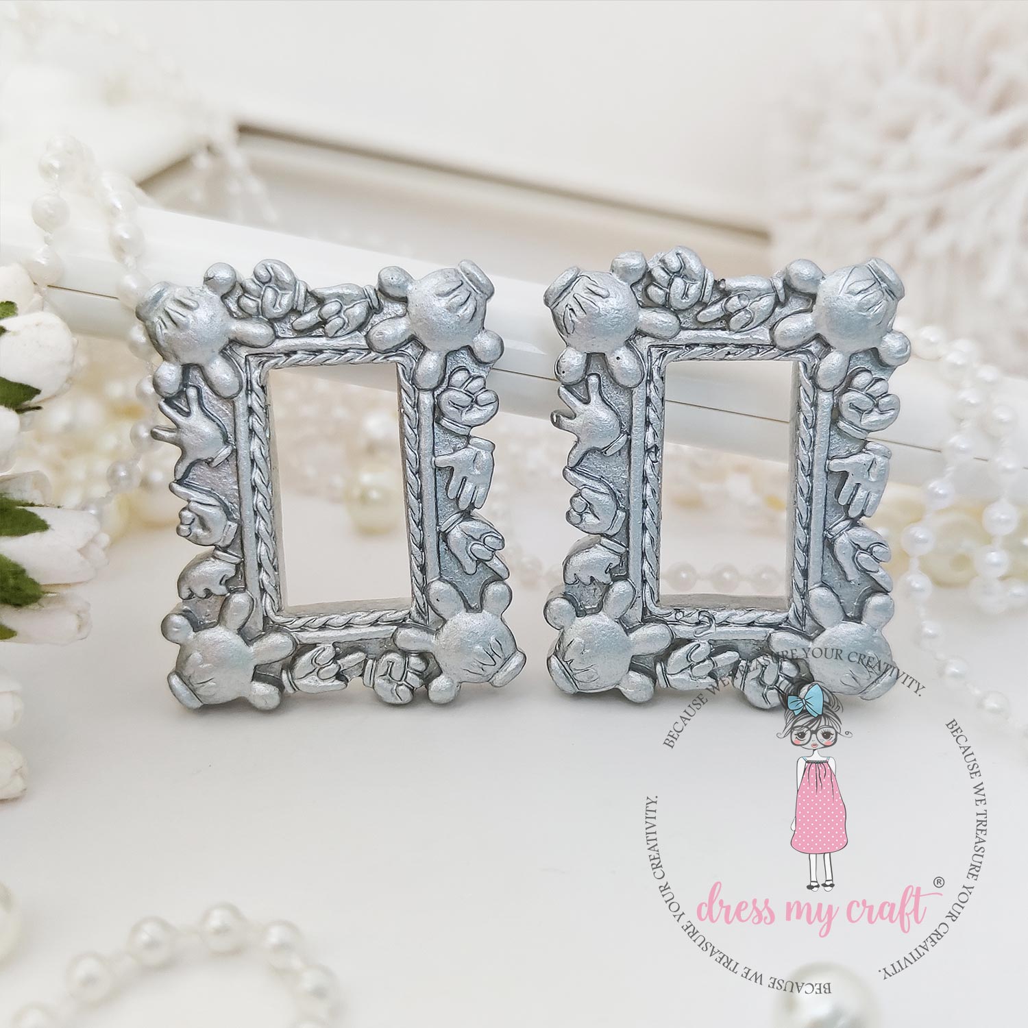 Miniature Mickey Frame - Silver Mini