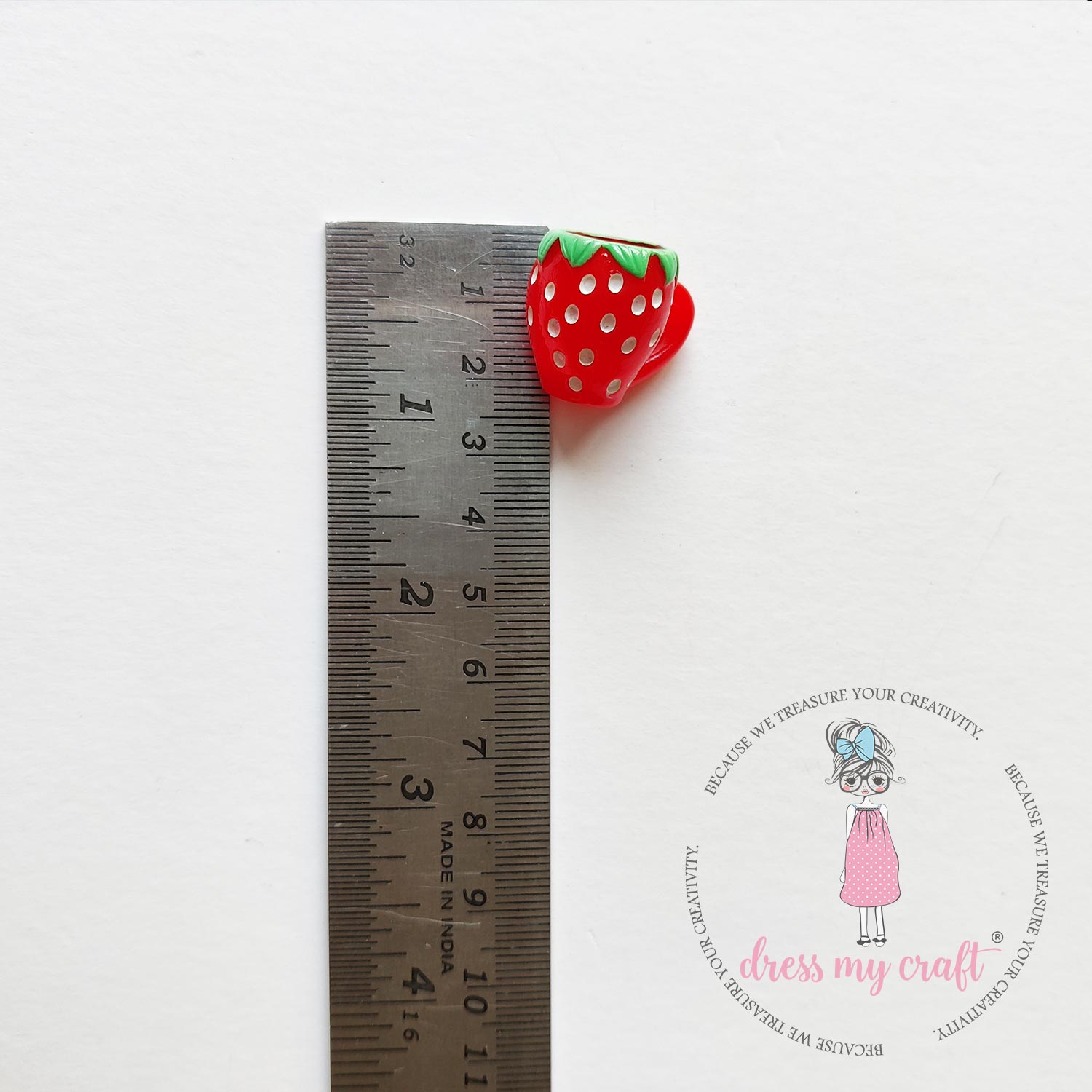 Miniature Strawberry Mugs