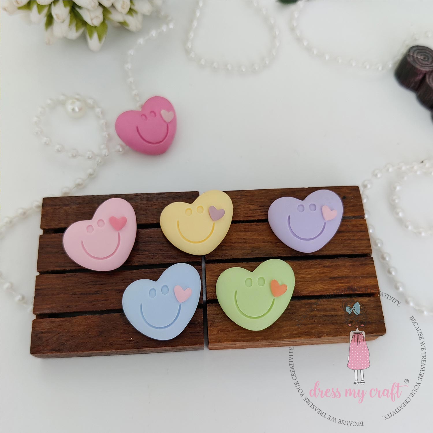 Miniature Pastel Hearts