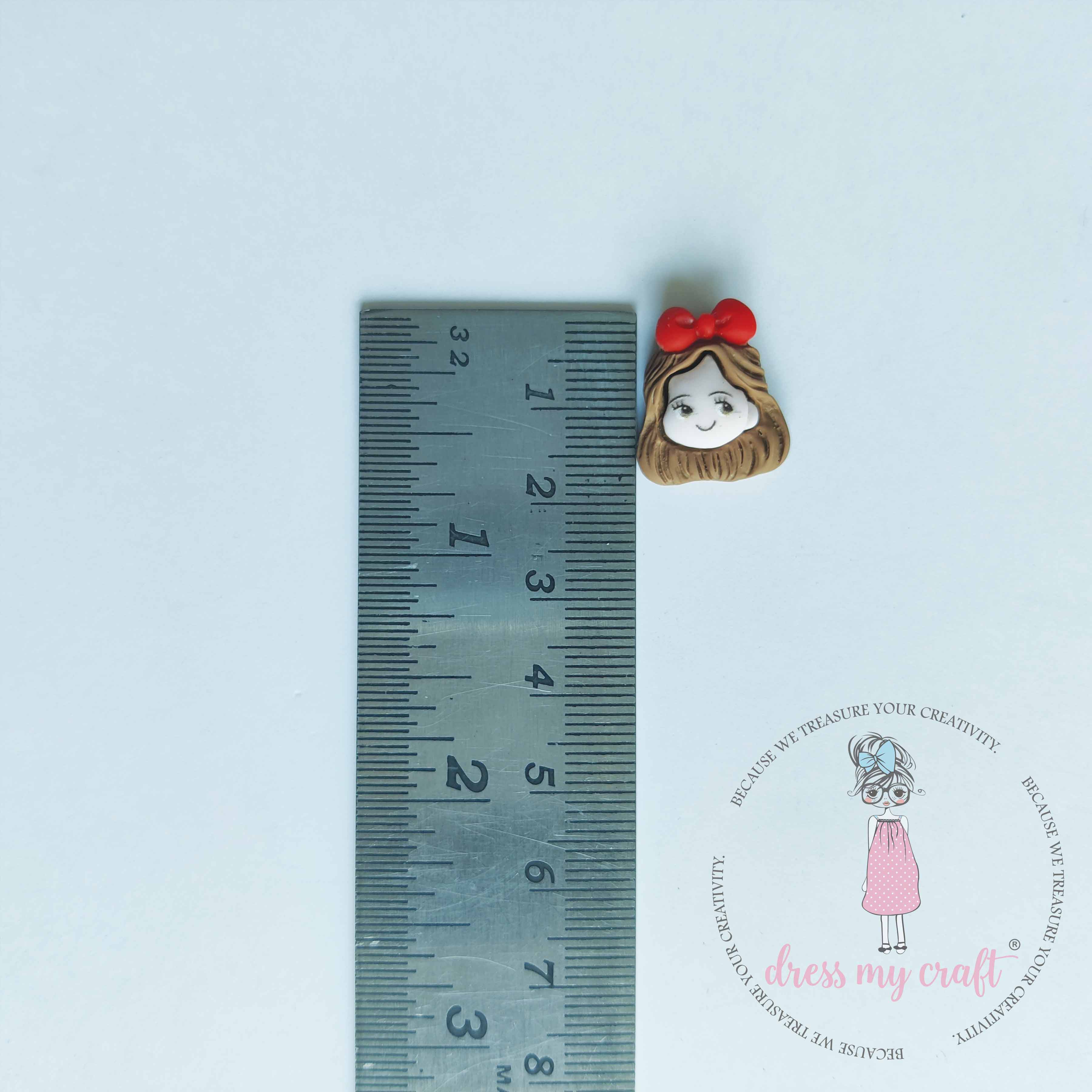 Miniature Cute Girl Face