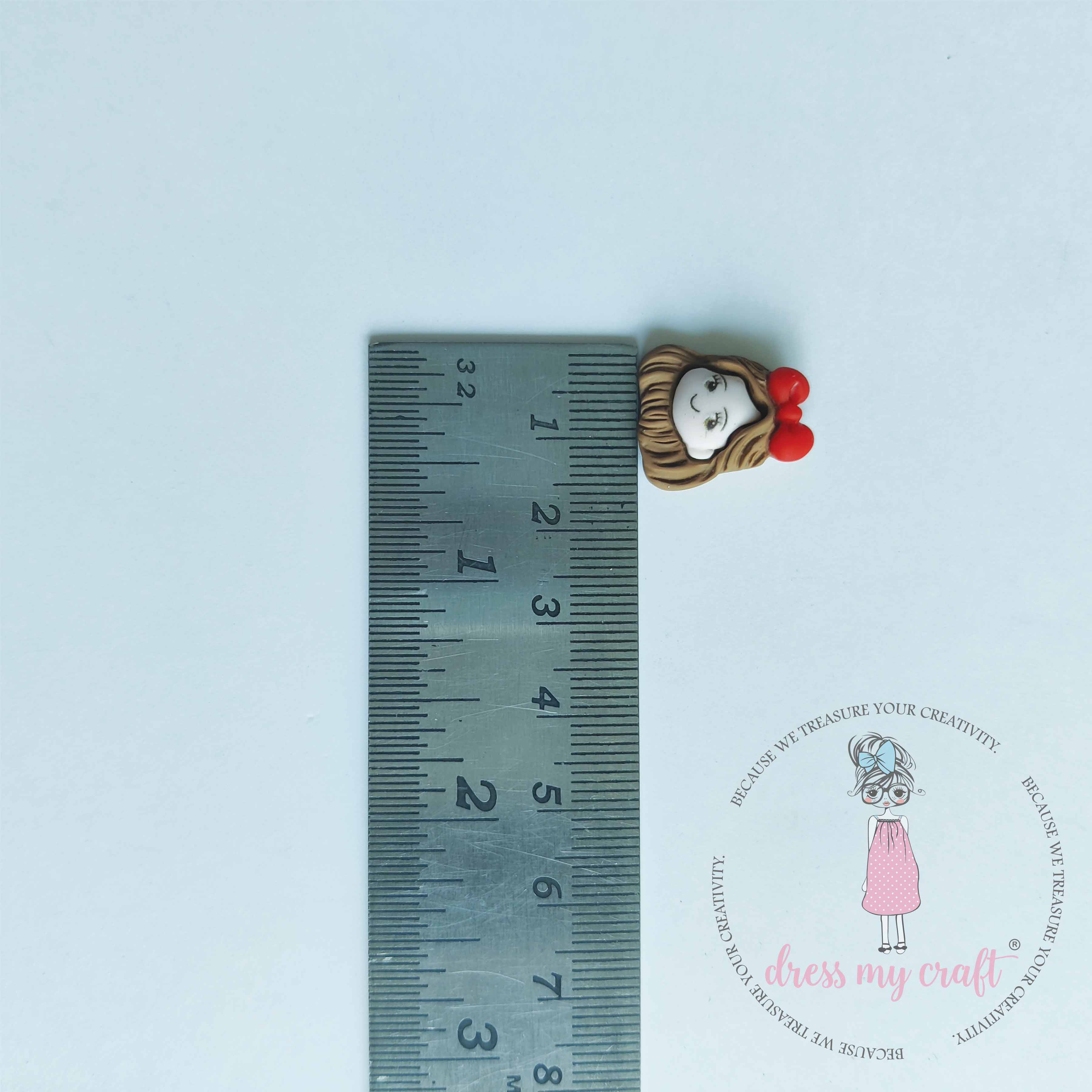 Miniature Cute Girl Face