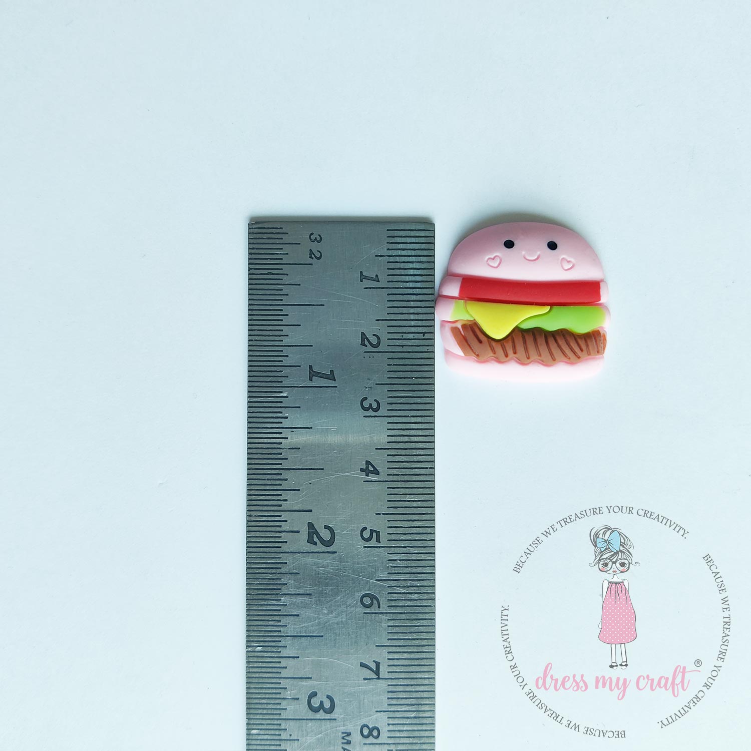 Miniature Burger Charm