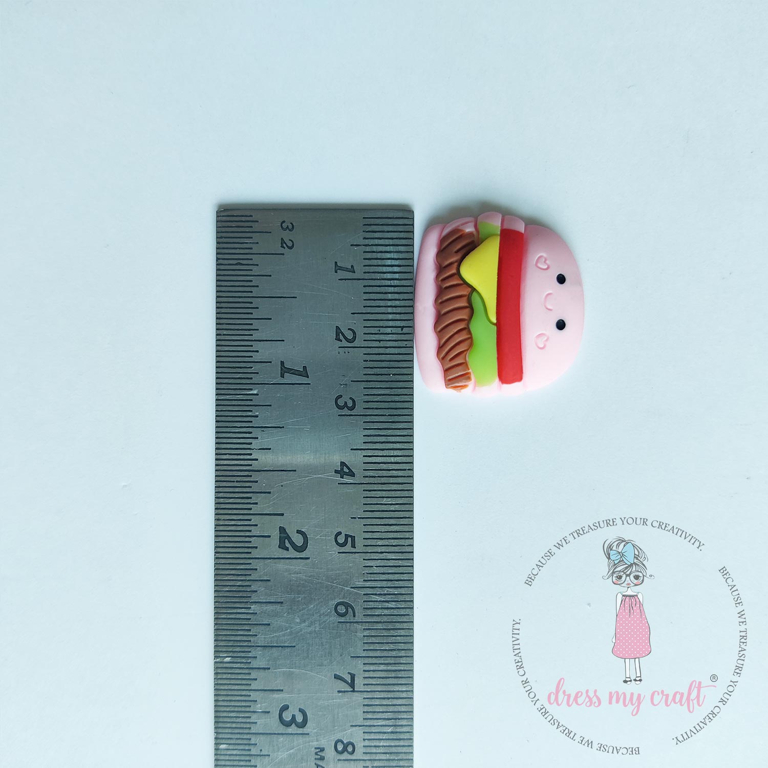 Miniature Burger Charm