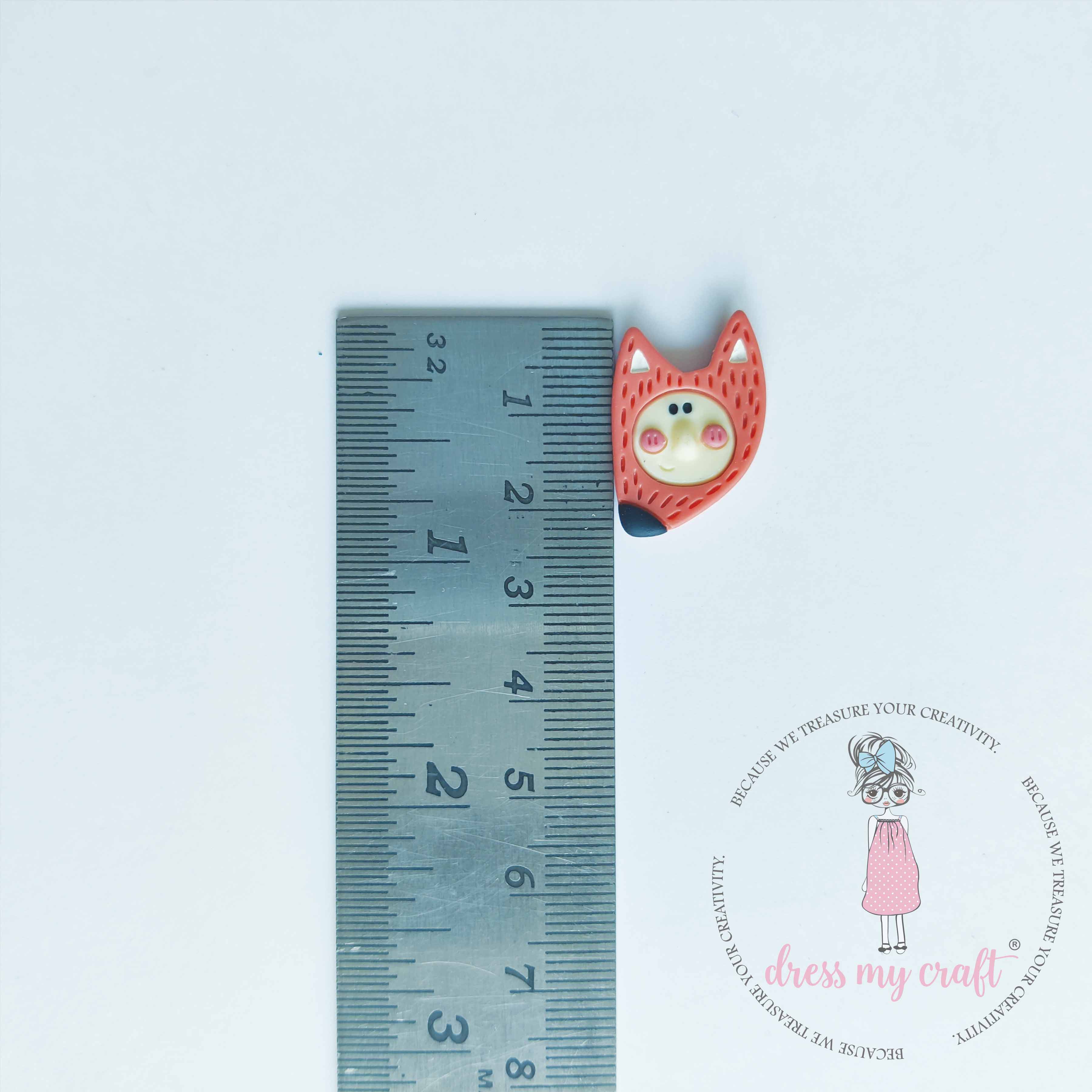 Miniature Cute Fox Face