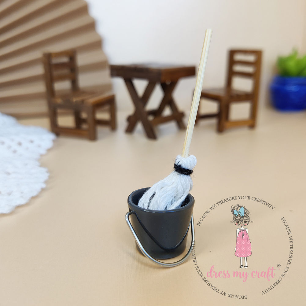 Miniature Bucket With Mop