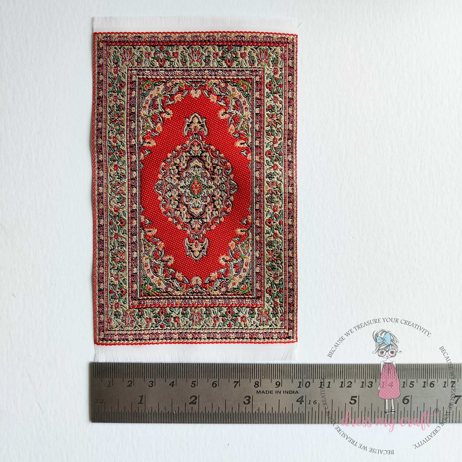 Miniature Floor Red Carpet - Small