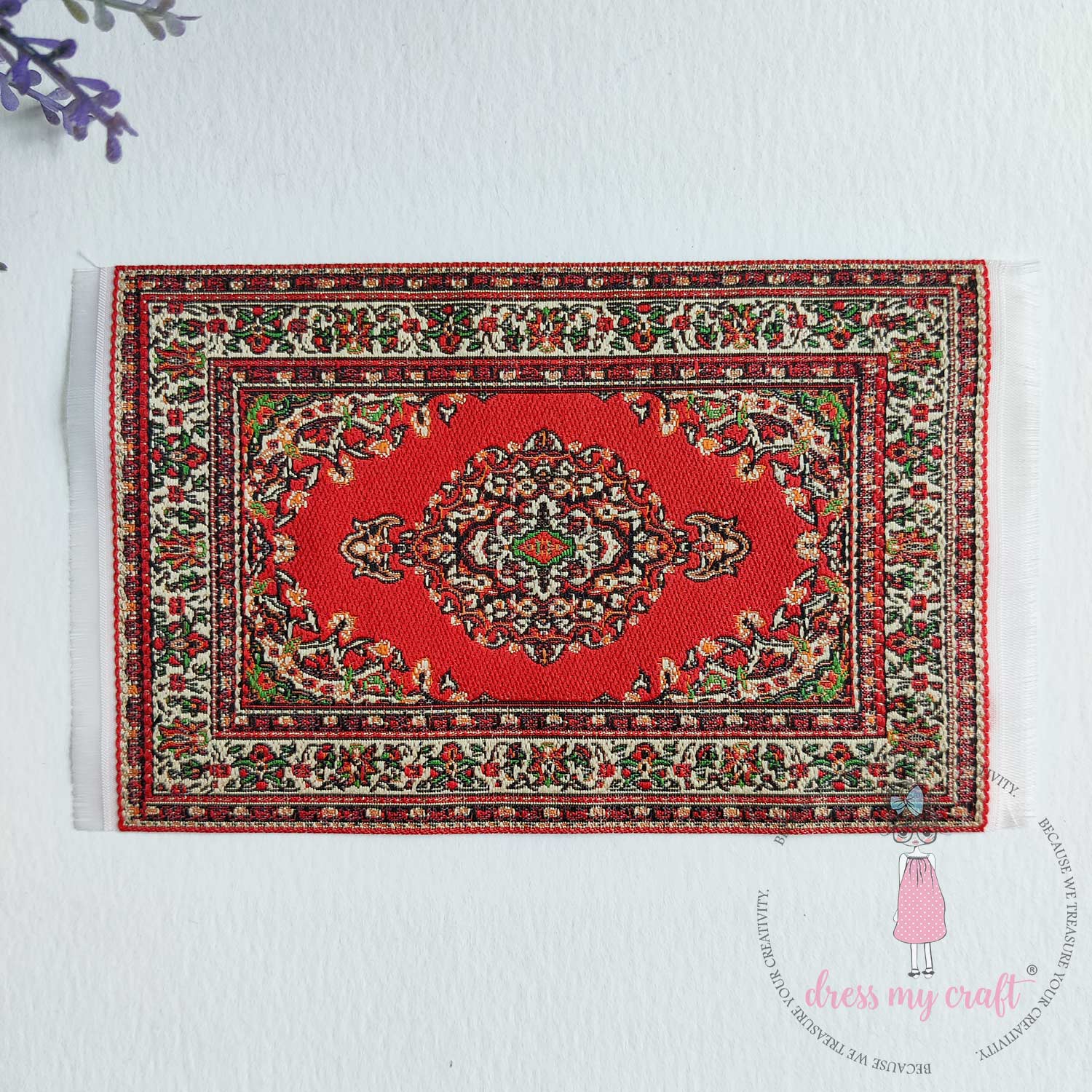 Miniature Floor Red Carpet - Small