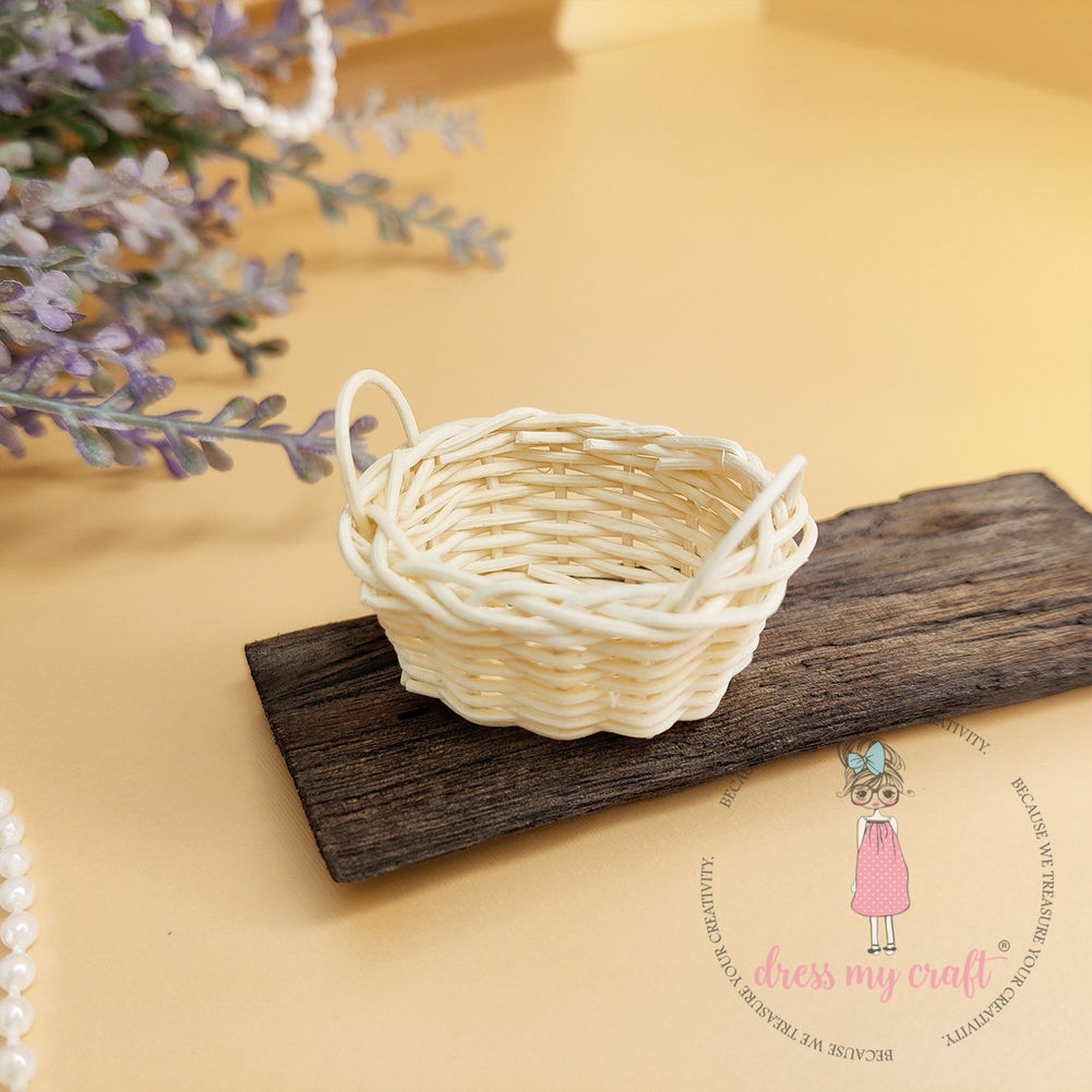 Miniature Wicker Basket - Oval