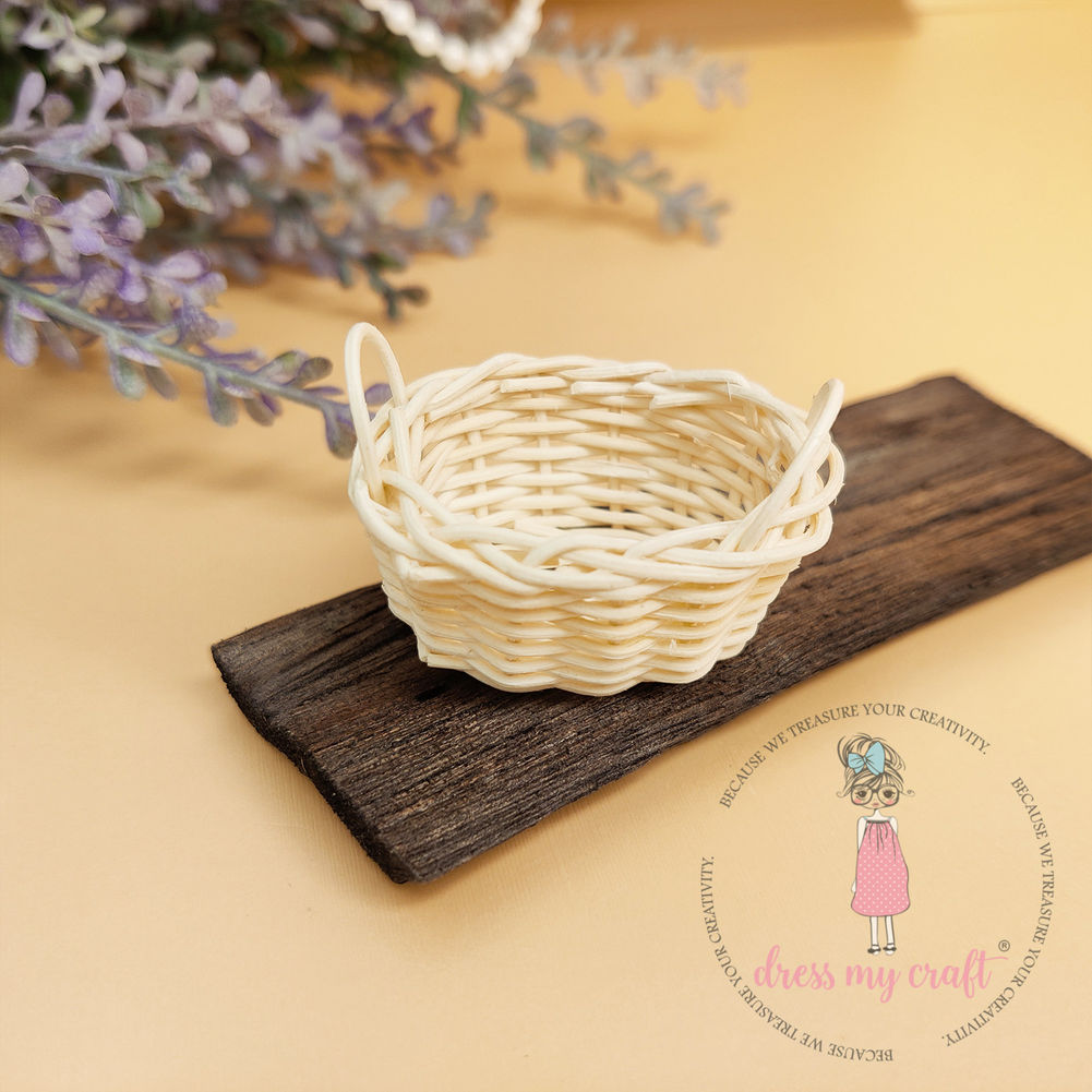 Miniature Wicker Basket - Oval