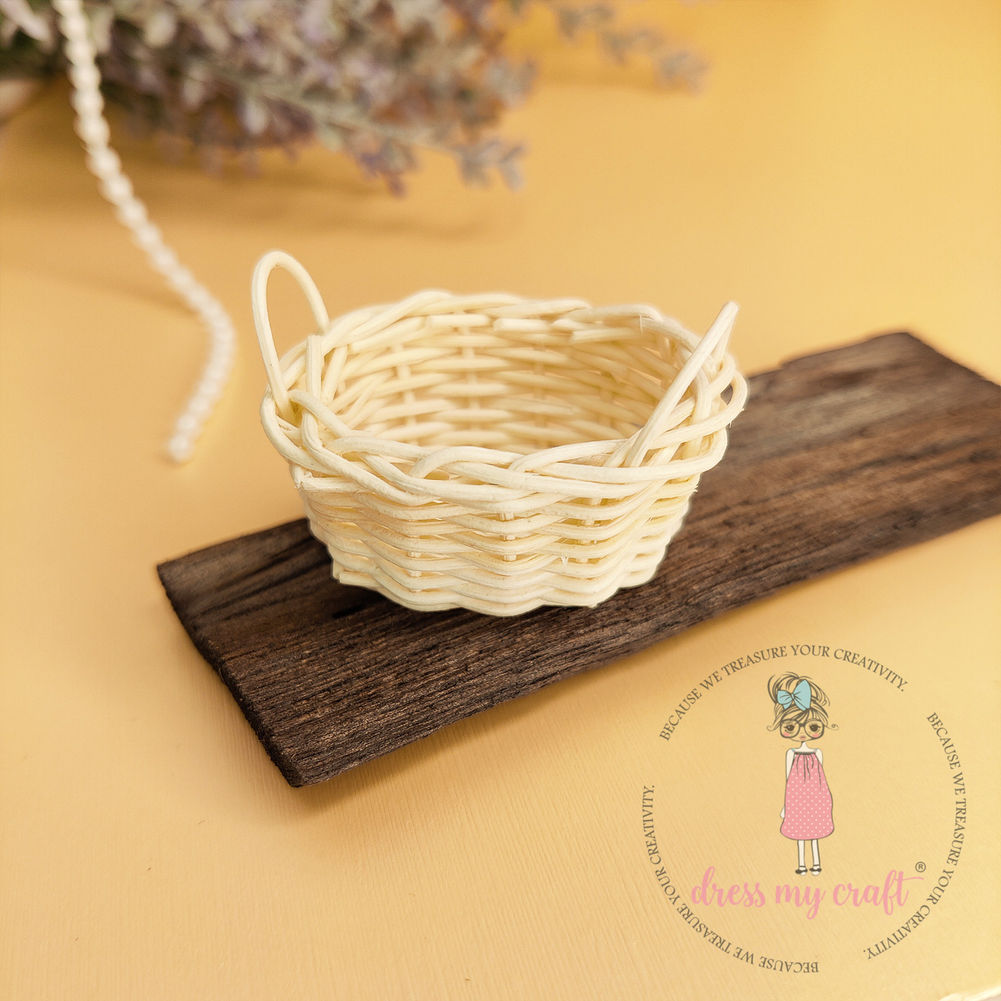 Miniature Wicker Basket - Oval