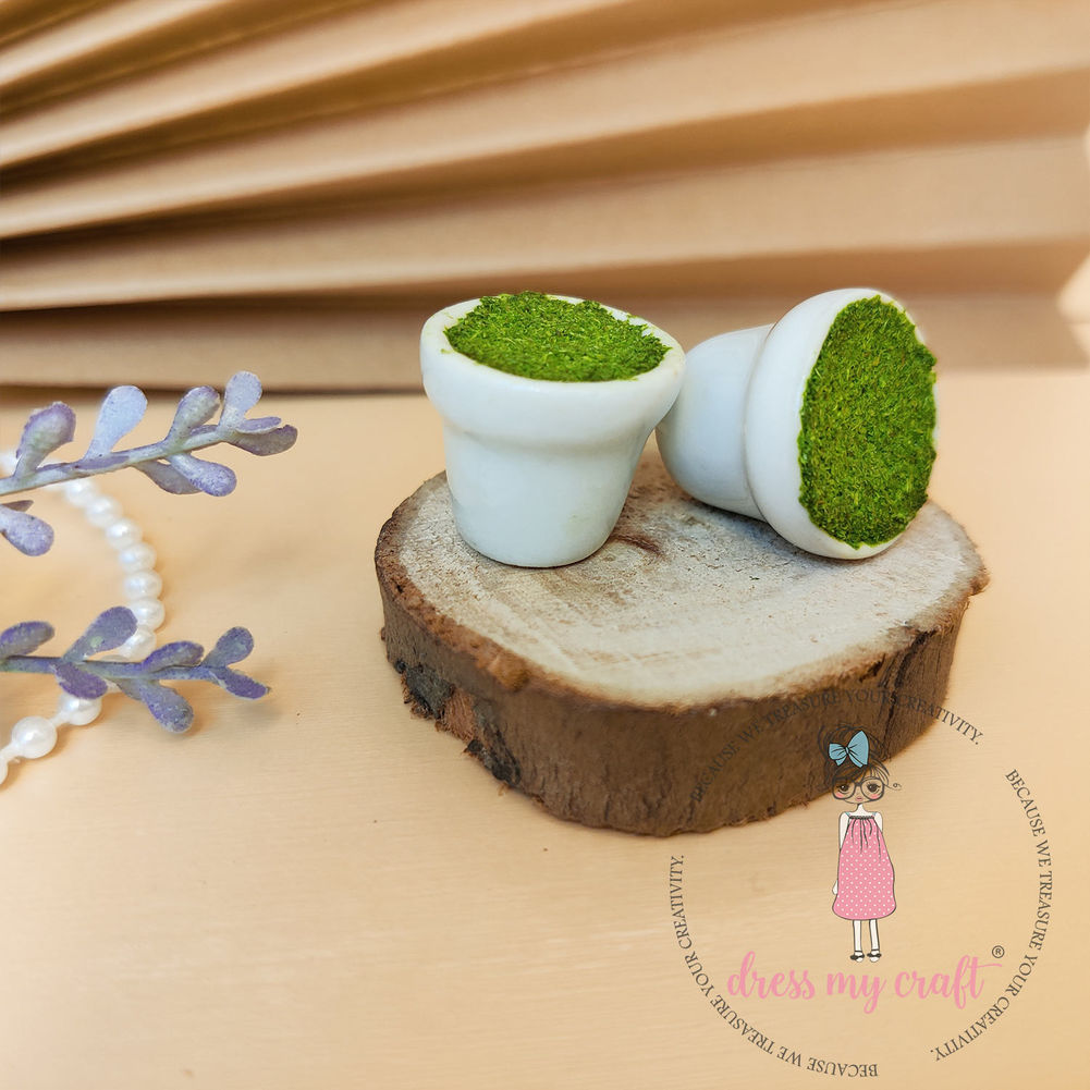 Miniature Flower Pots White