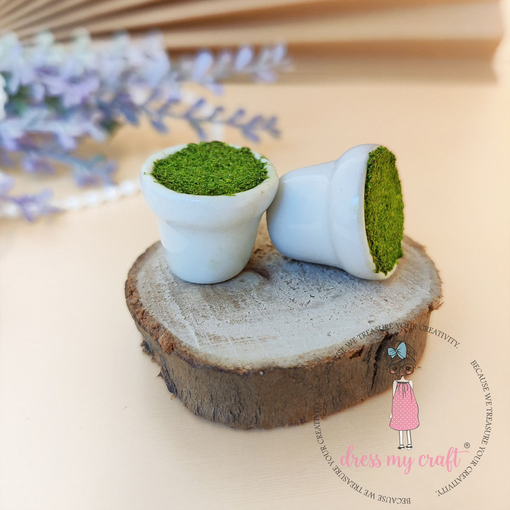 Miniature Flower Pots White