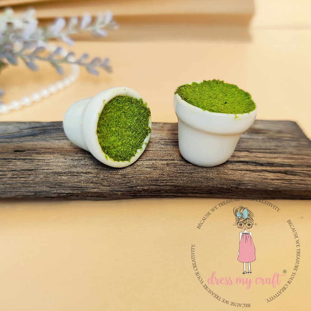 Miniature Flower Pots White