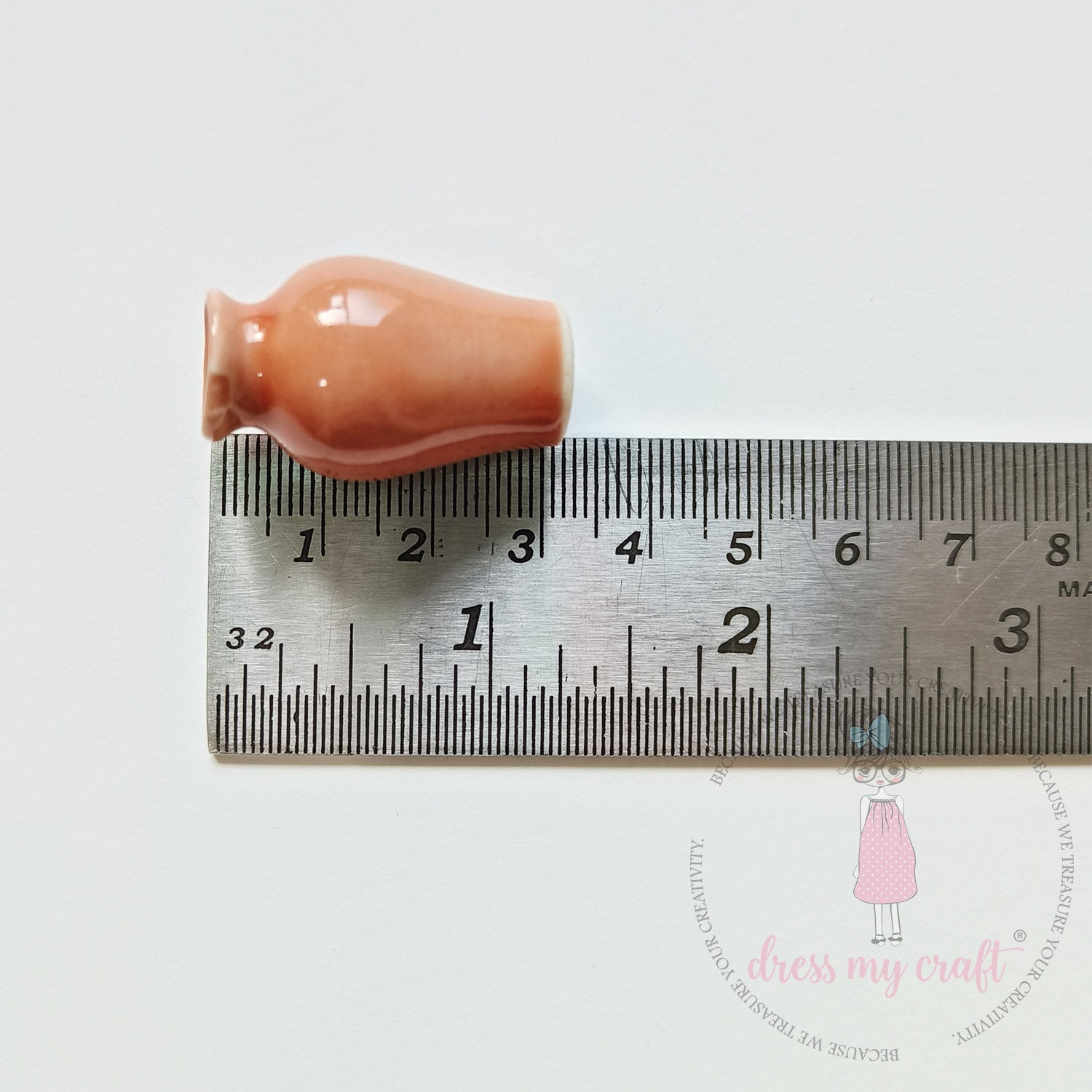 Miniature Vase - Peach