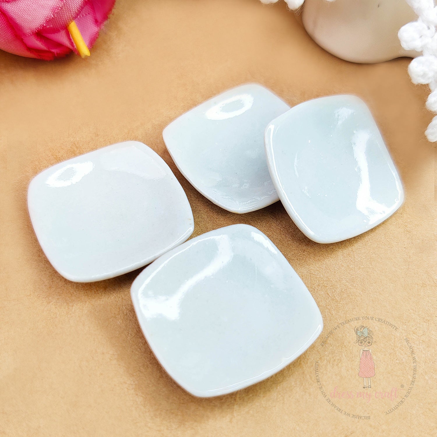 Miniature Square Plates - Mini