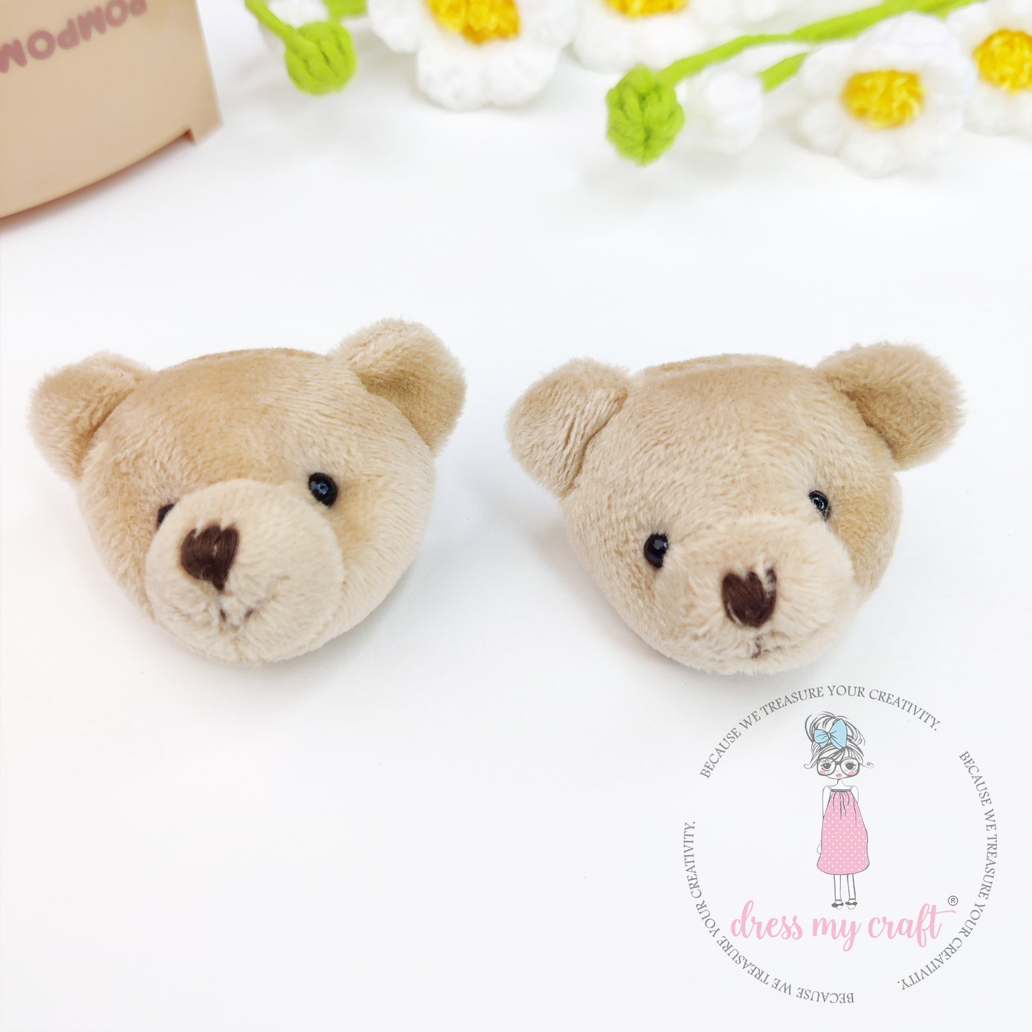 Miniature Coco Teddy Bear Head – CRAFTERS CORNER