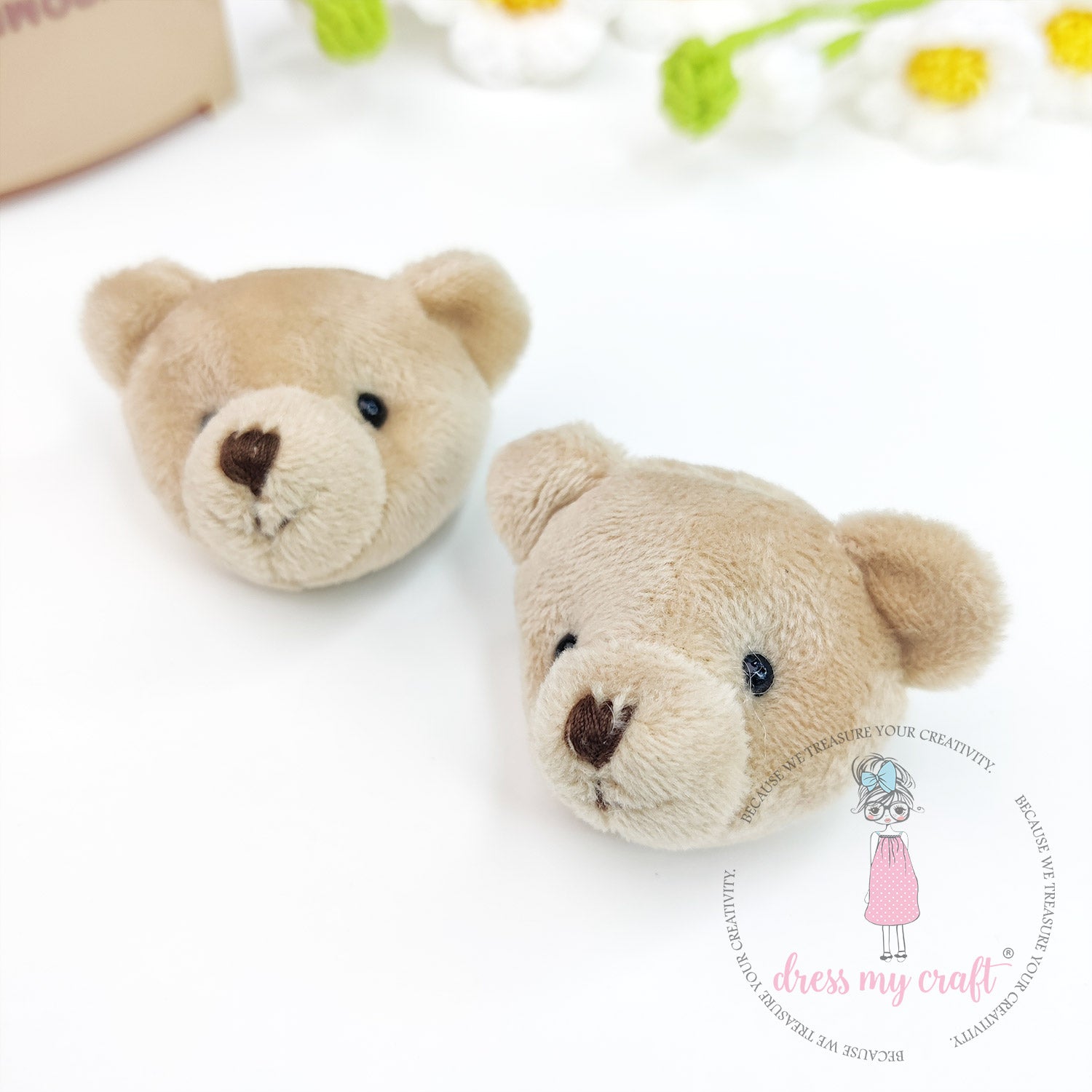 Miniature Coco Teddy Bear Head