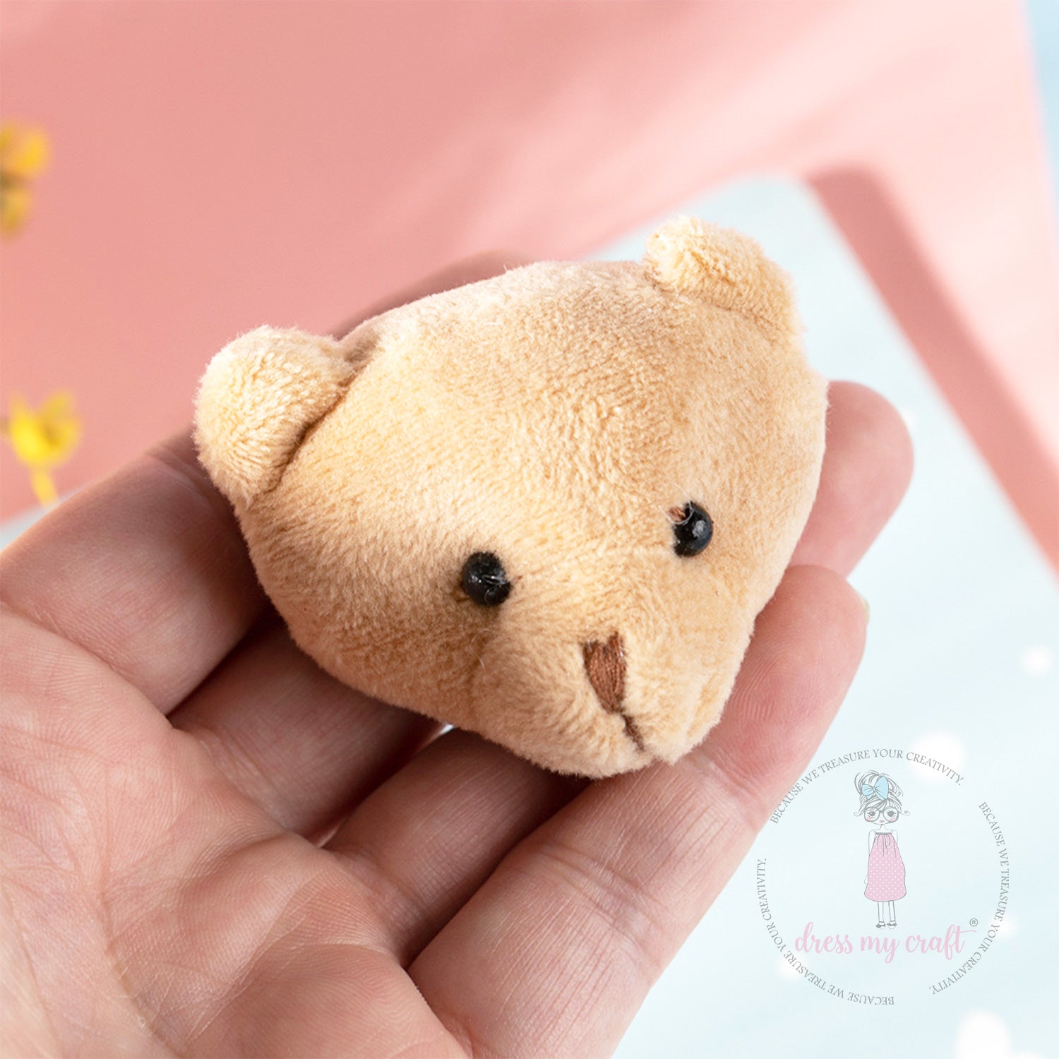 Miniature Coco Teddy Bear Head – CRAFTERS CORNER