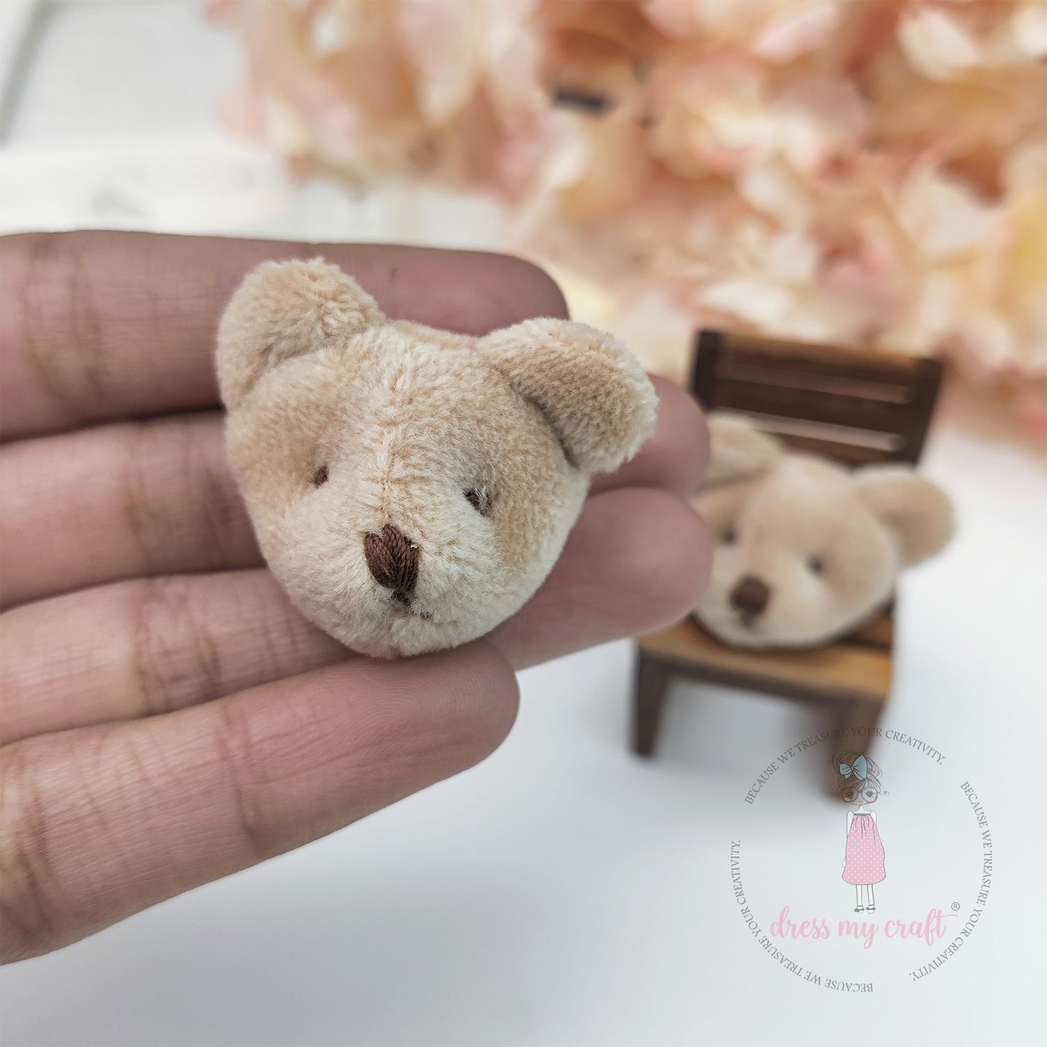 Miniature Coco Teddy Bear Head - Mini – CRAFTERS CORNER