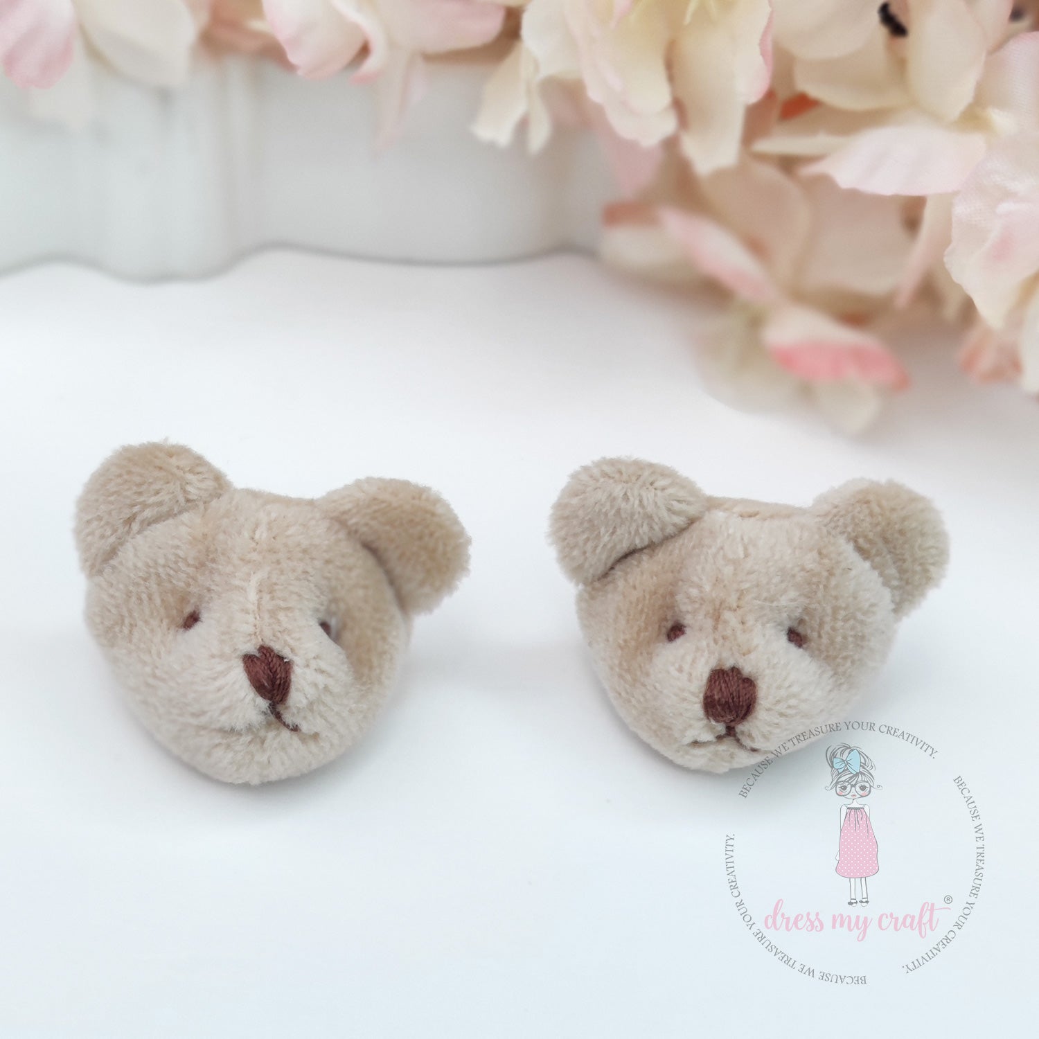 Miniature Coco Teddy Bear Head - Mini